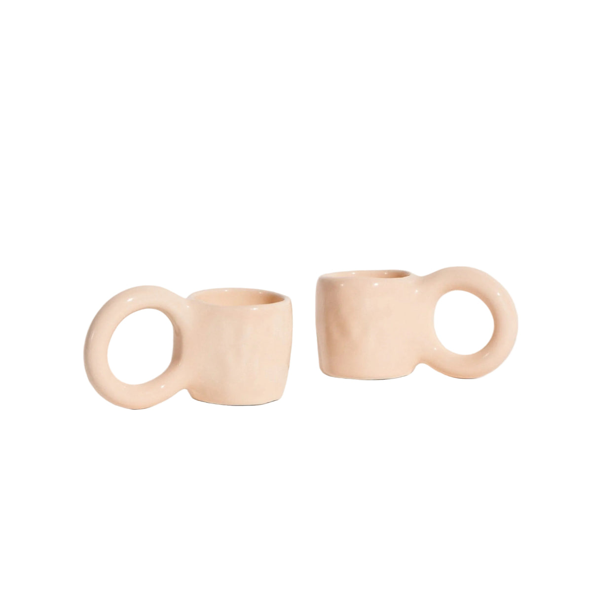 Espressotassen-Set DONUT in Hellrosa