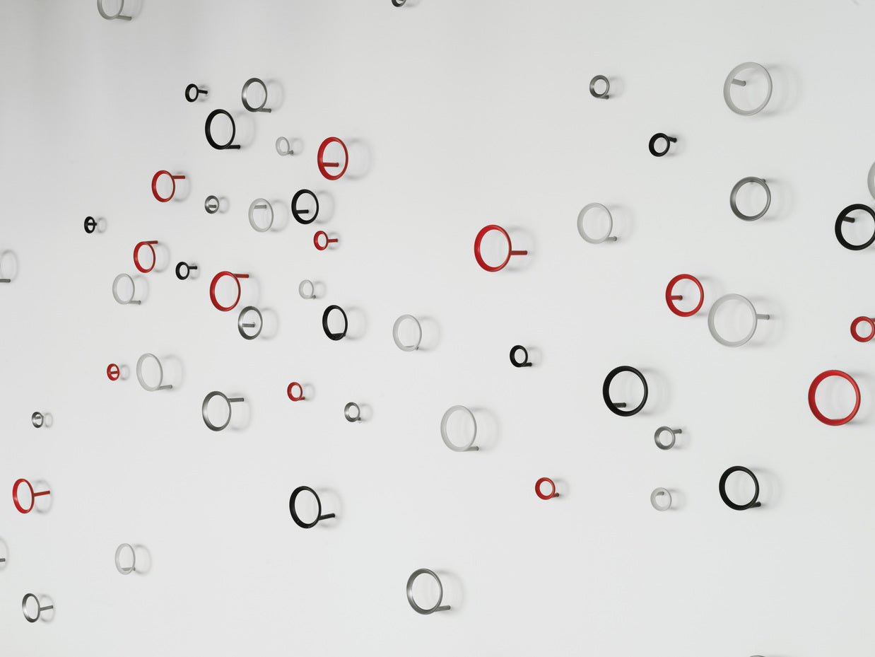 Kleiderständer LOOP rot