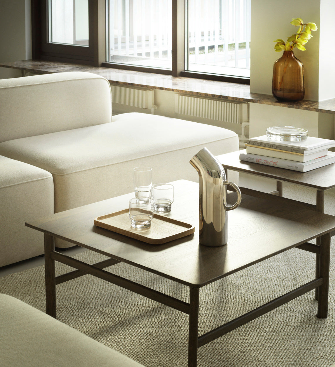 Couchtisch wachsen dunkle Eiche