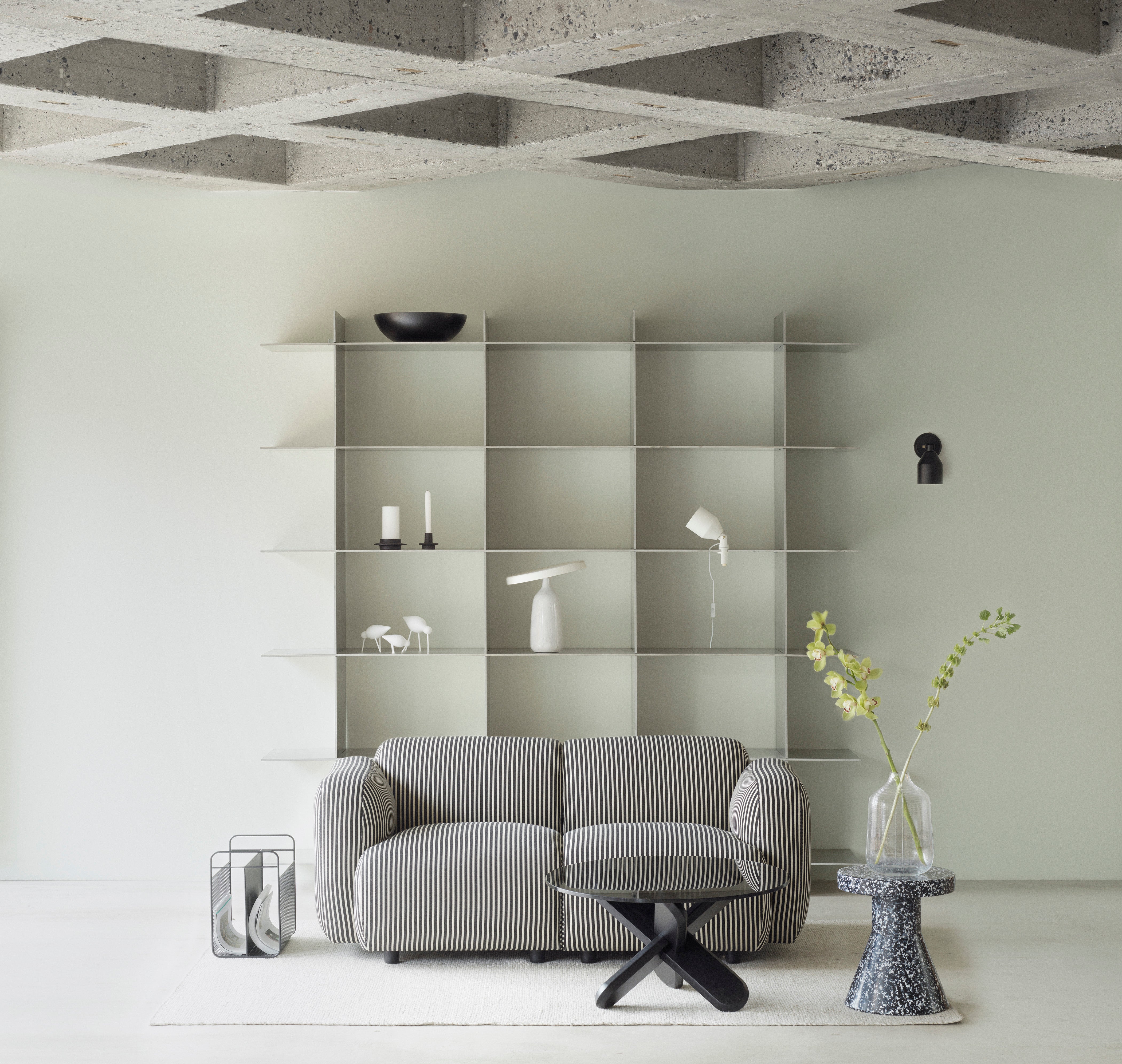 KLIP schwarze Wandleuchte
