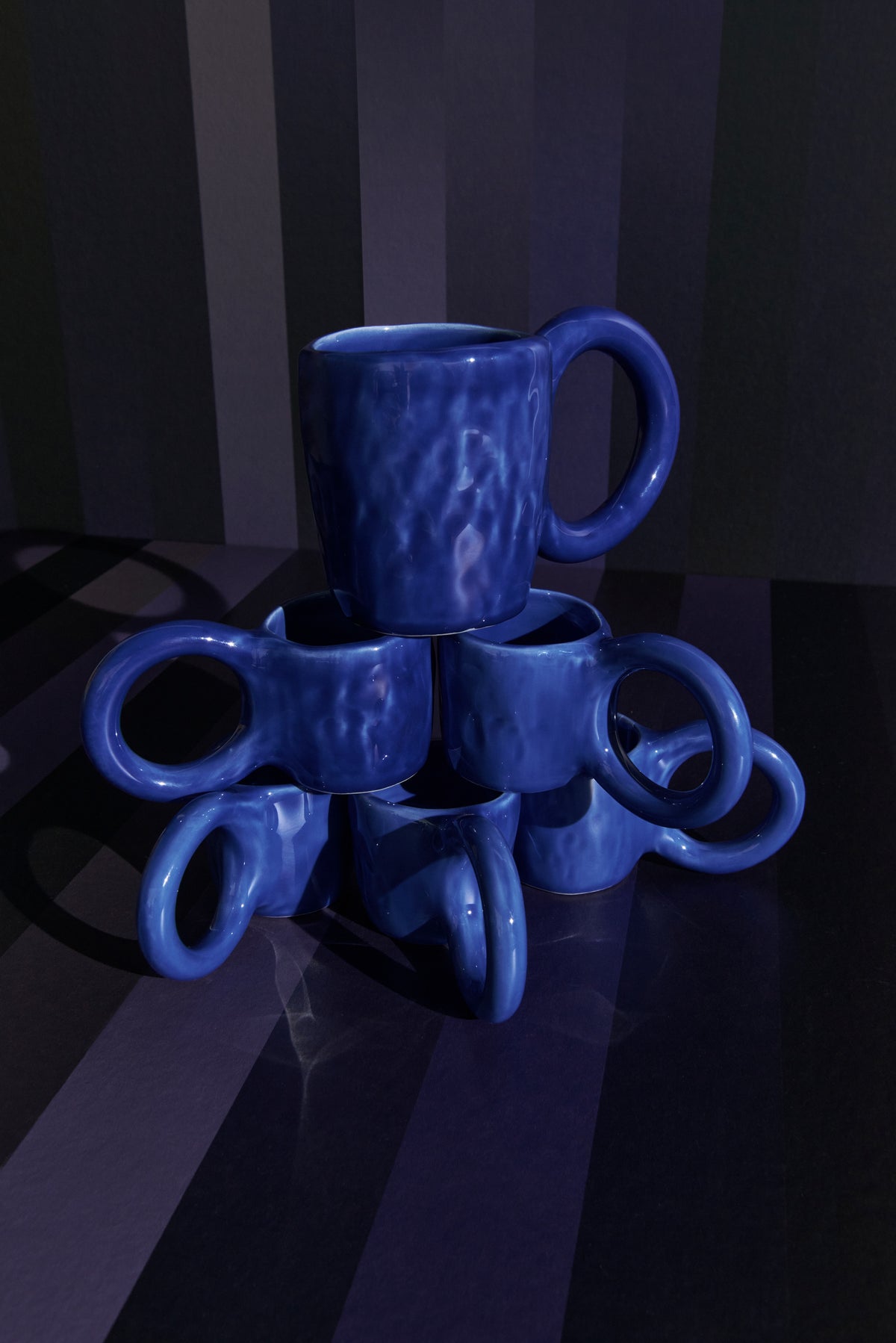 Blauer DONUT-Becher