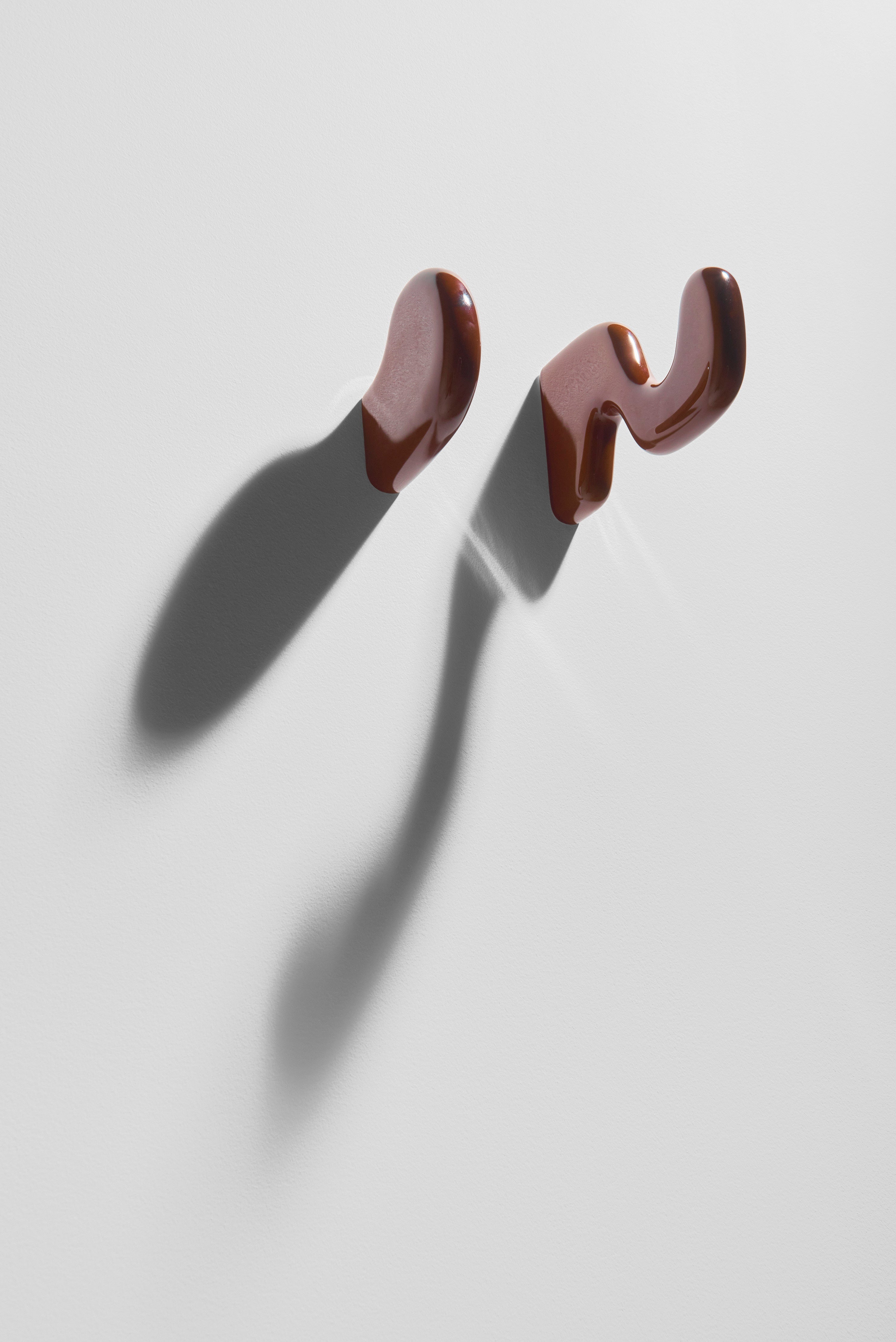 Wandhaken-Set KLUMP in Braun