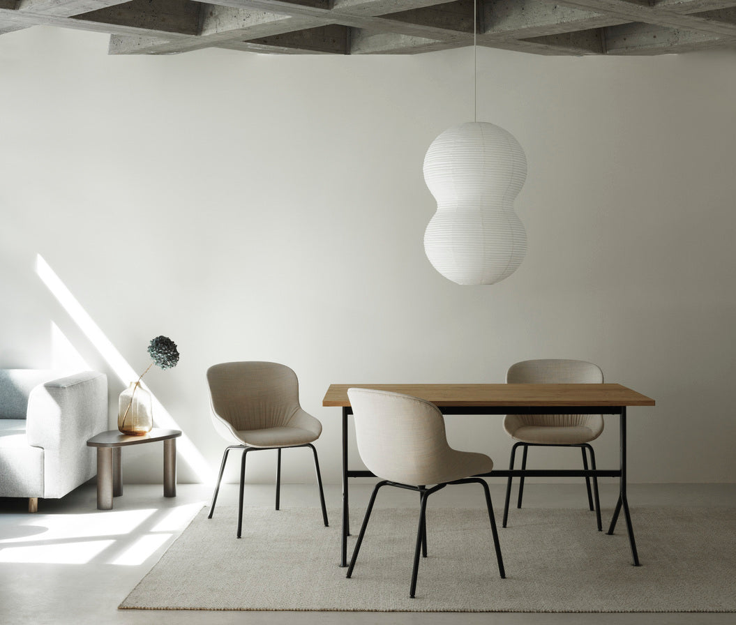 Hyg chair upholstered with a sand base