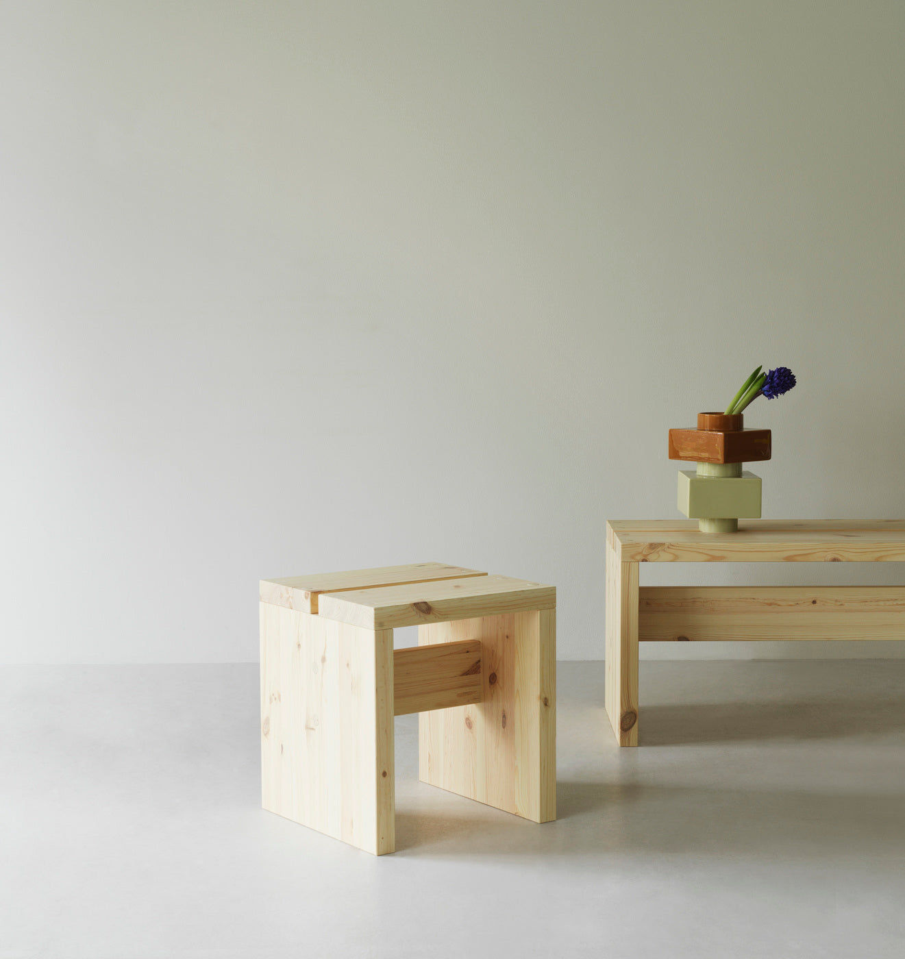 Kiefernbank strecken