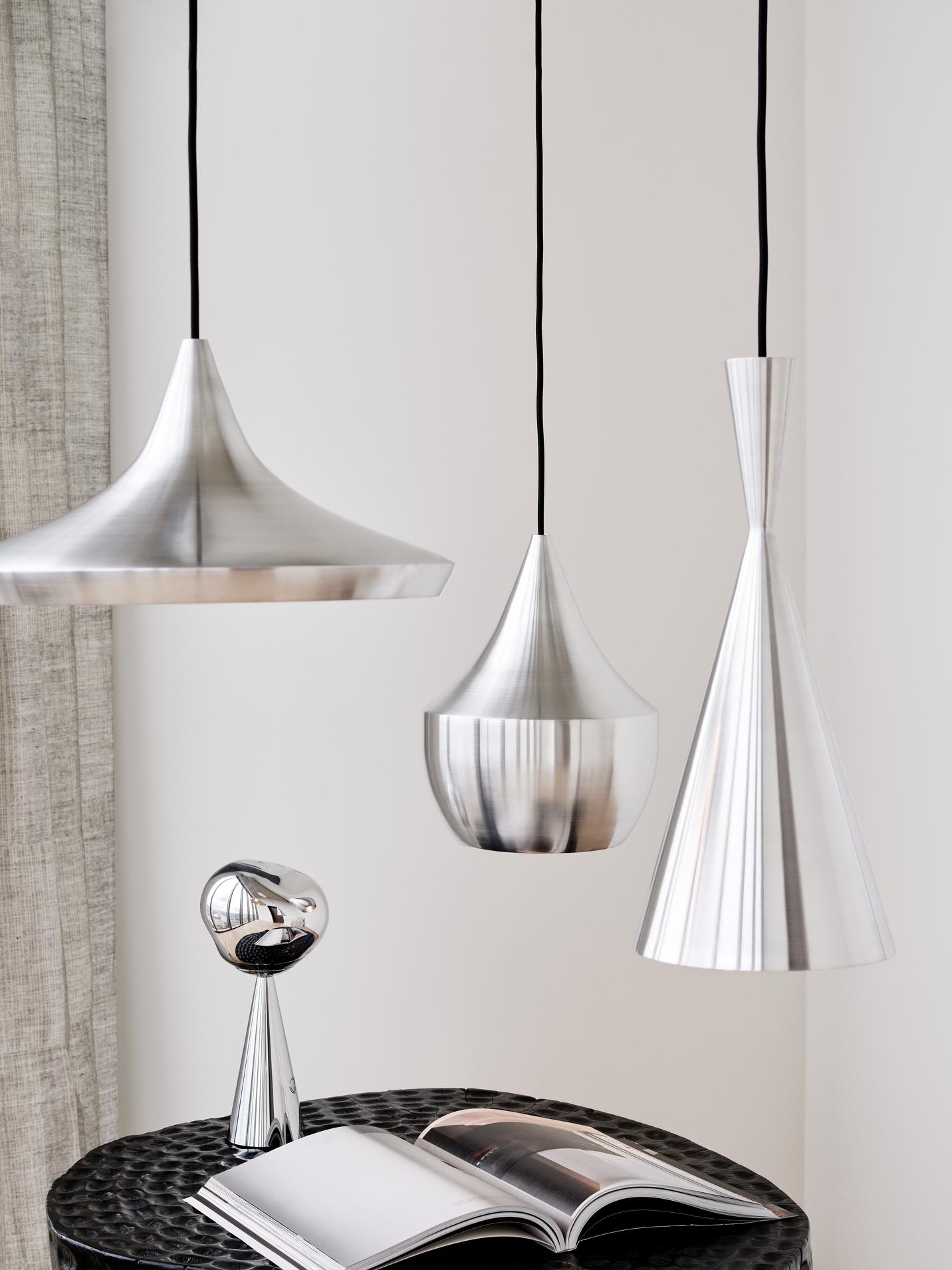 Hängelampe UNBEATEN TALL silber