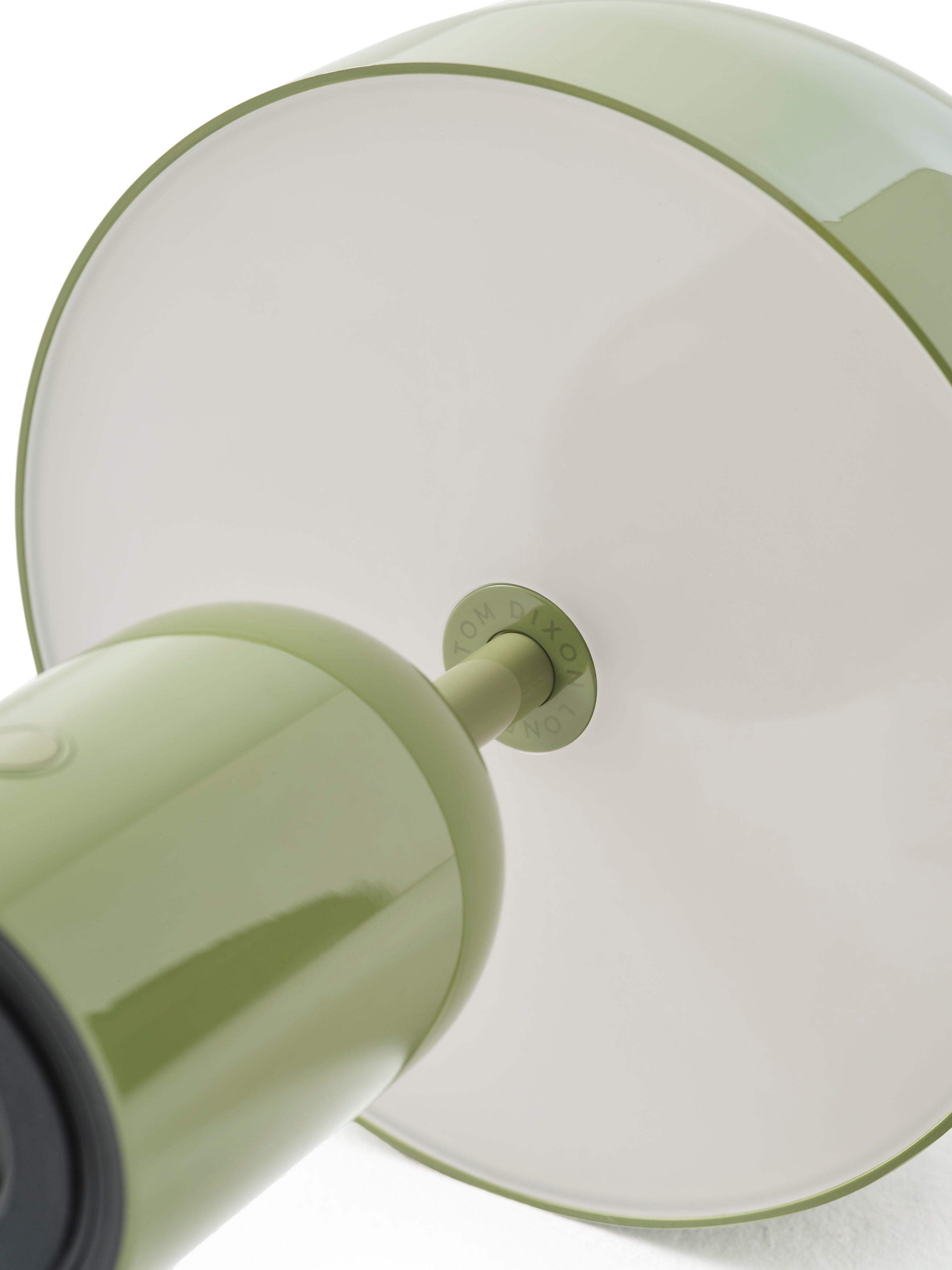 Portable table lamp BELL green