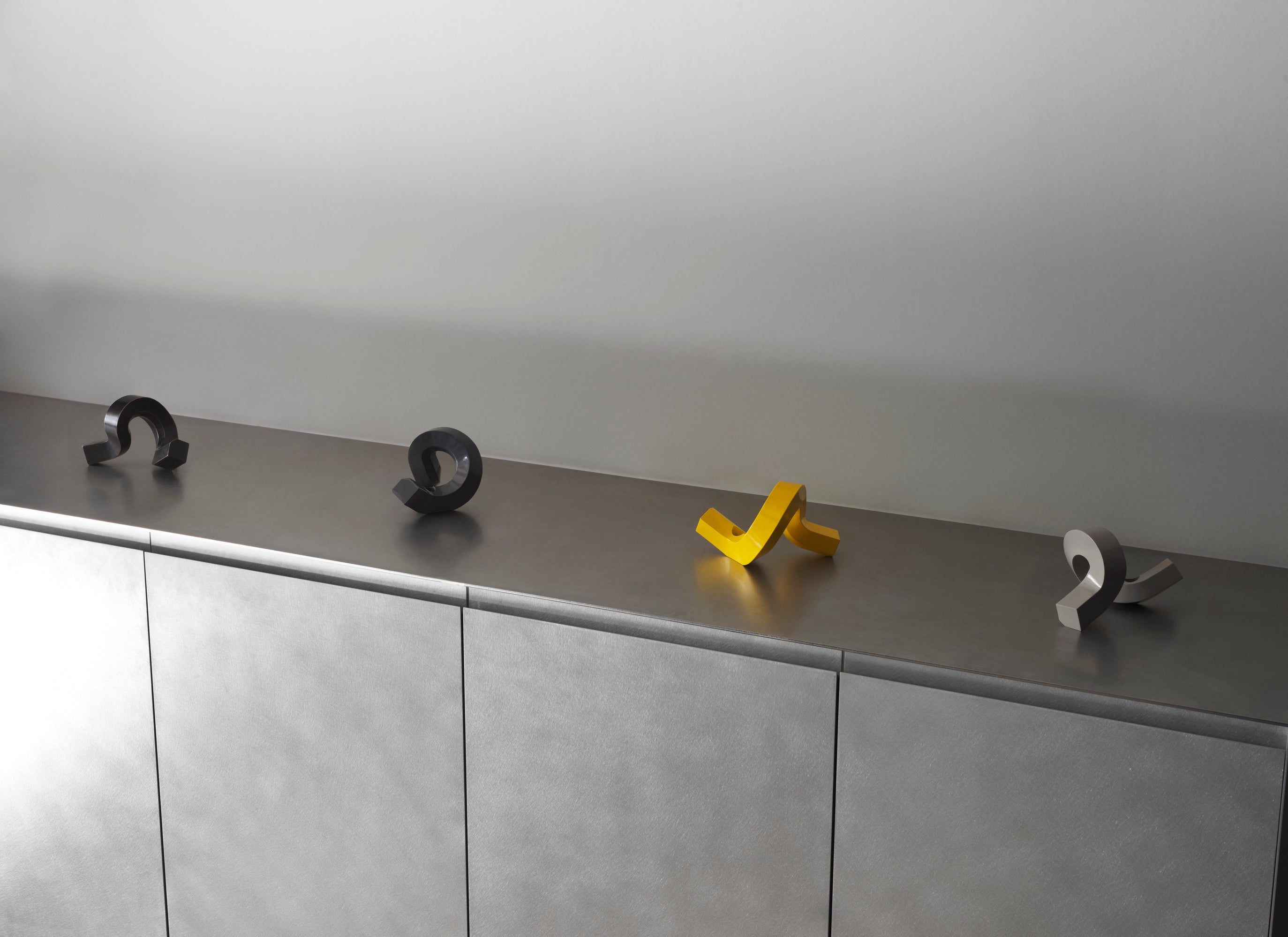 CROOKED ONE Candle Holder Yellow