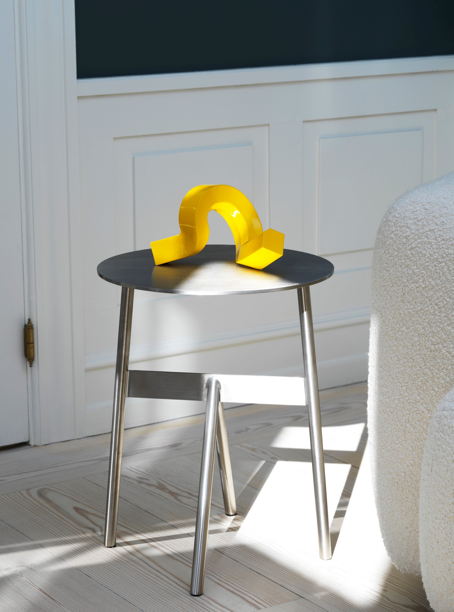 CROOKED ONE Candle Holder Yellow