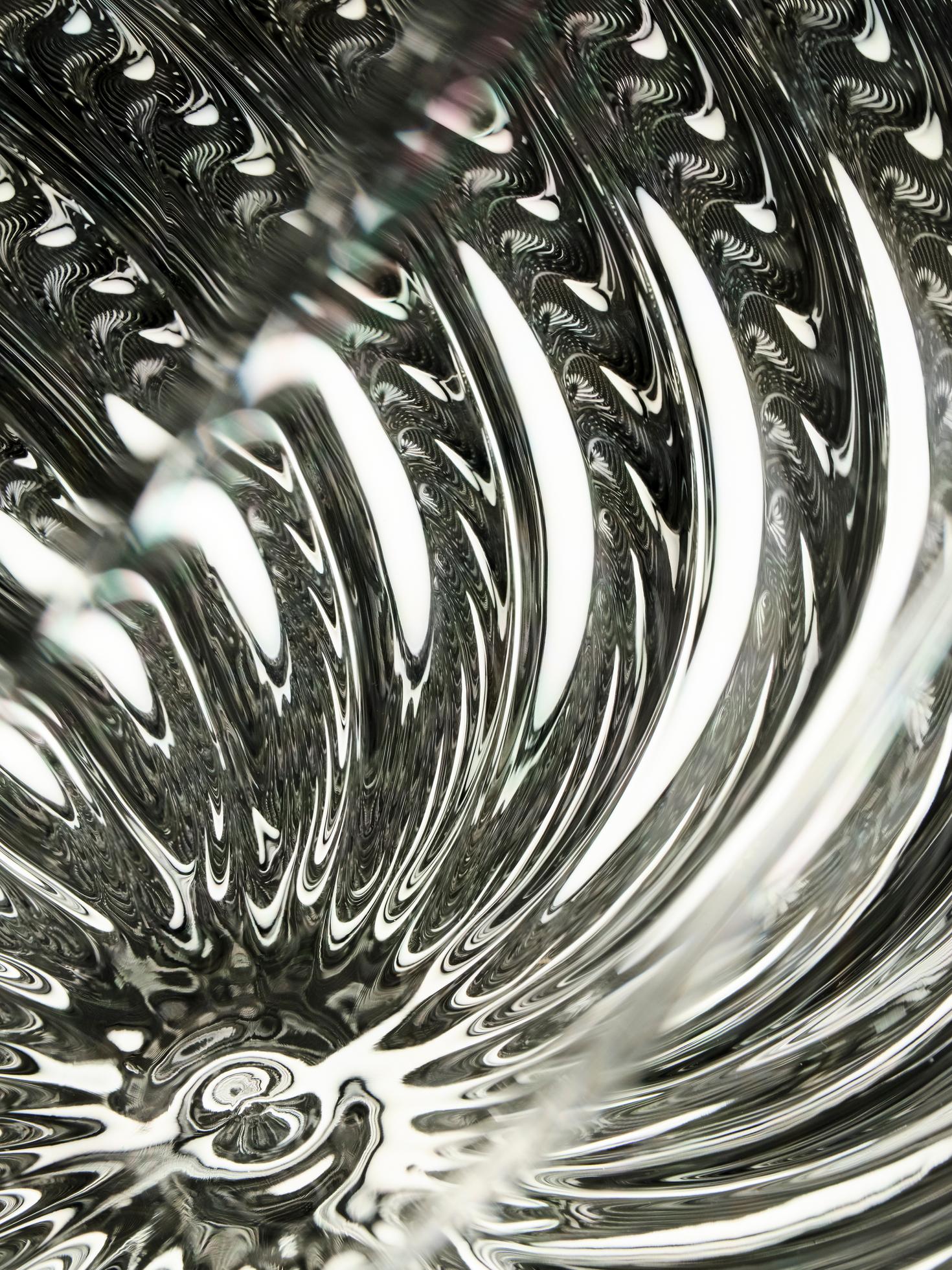 WHIRL LARGE silver pendant lamp