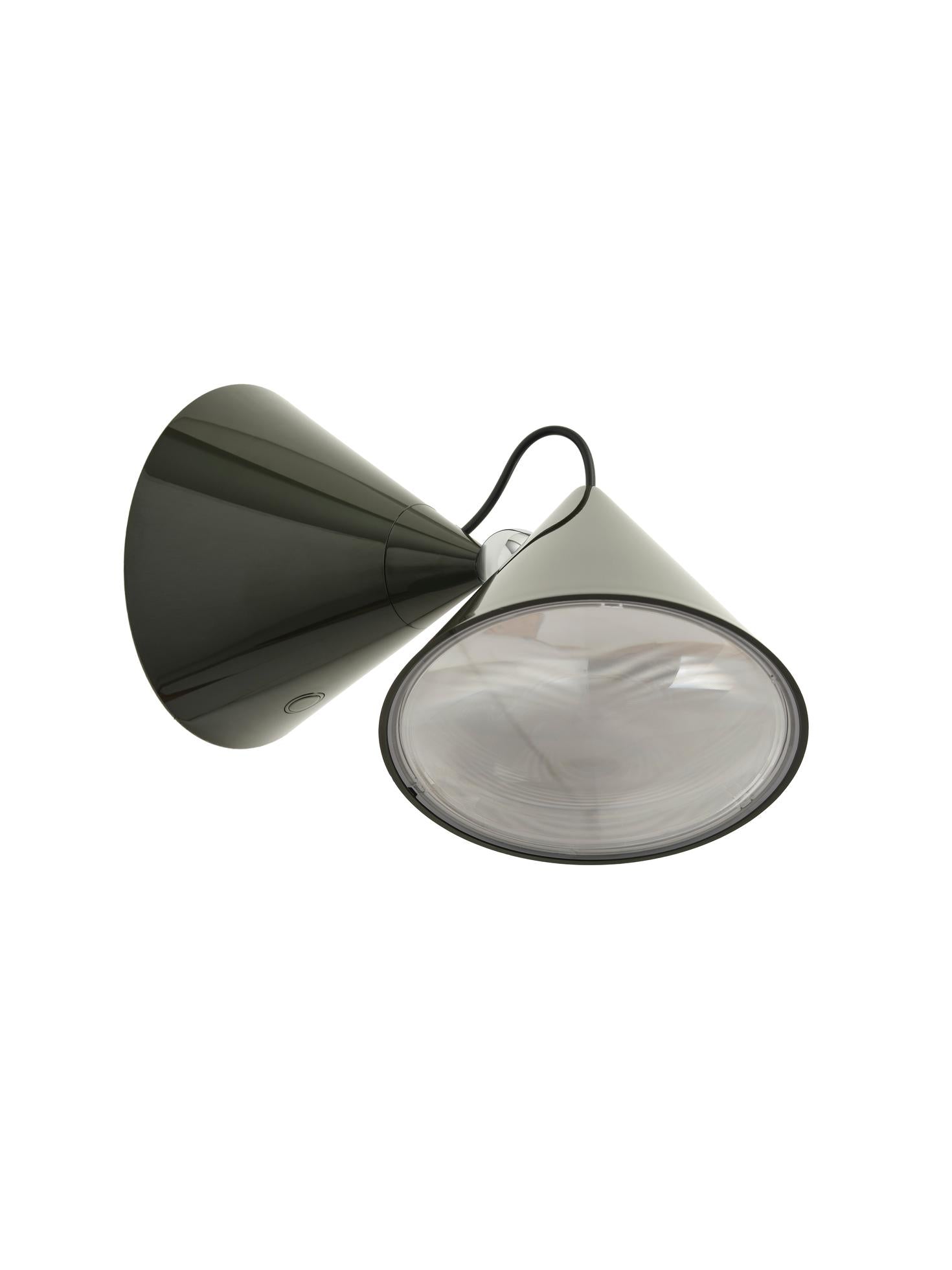 Verstellbare Wandleuchte POSE grau