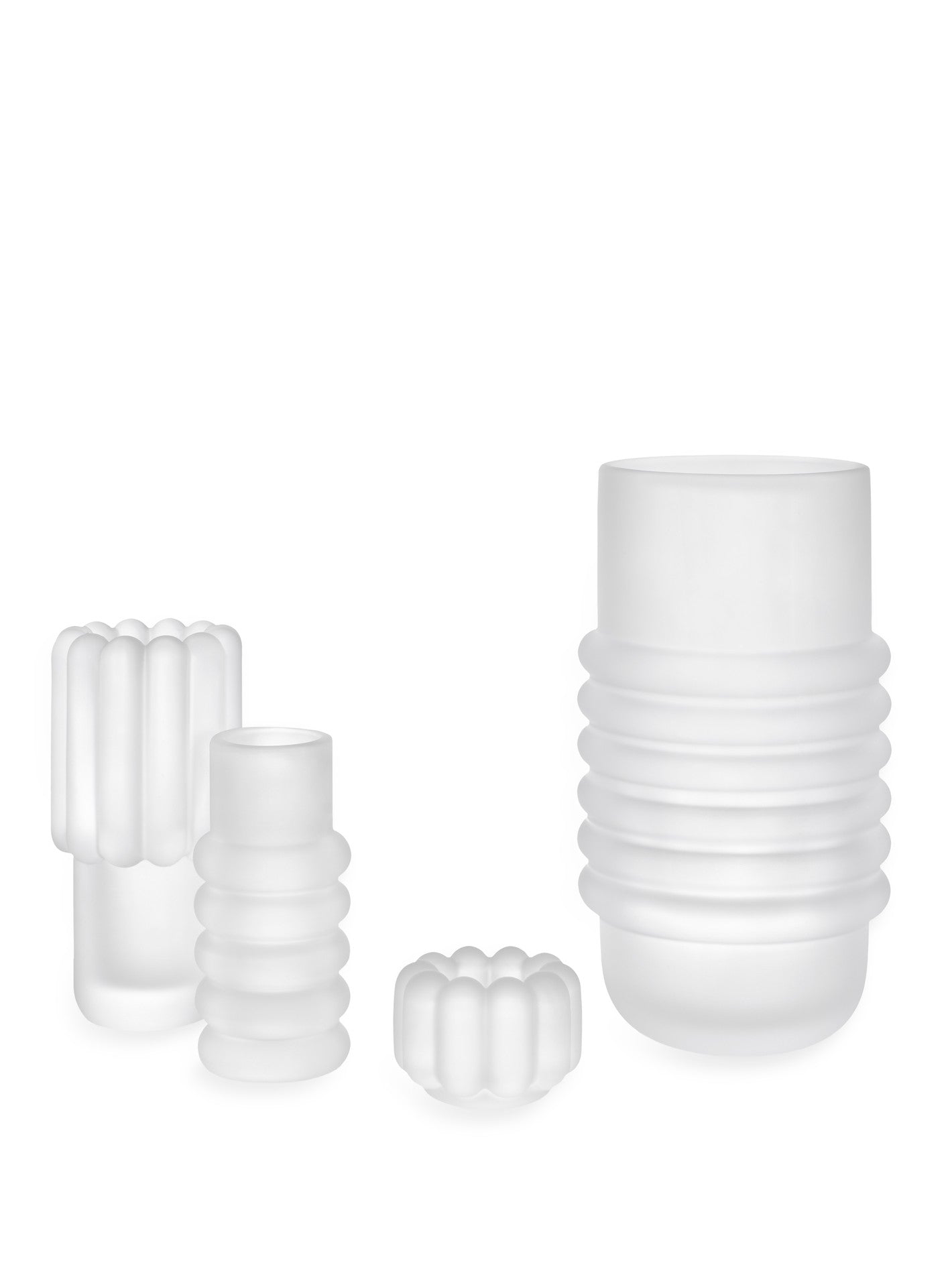 Vase PRESS matte glass