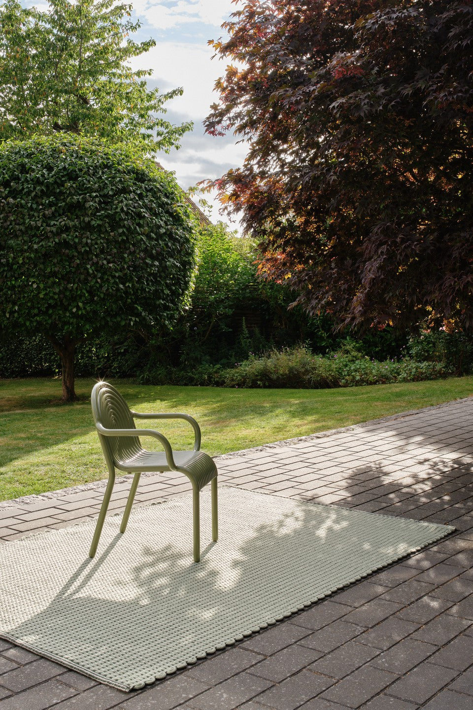 Außenteppich CORD grün