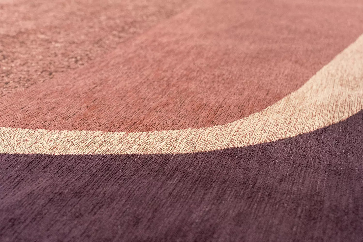 MARBLE Purple Rug with Pink and Beige