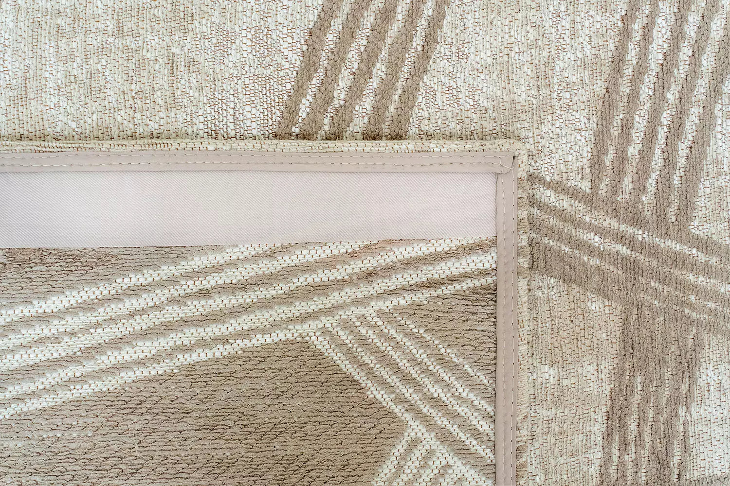 Teppich KANJI beige mit Creme