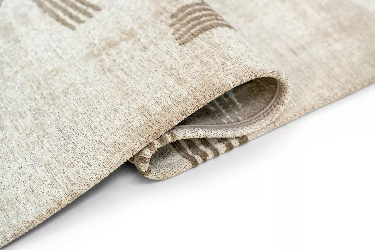 Teppich KANJI beige mit Creme