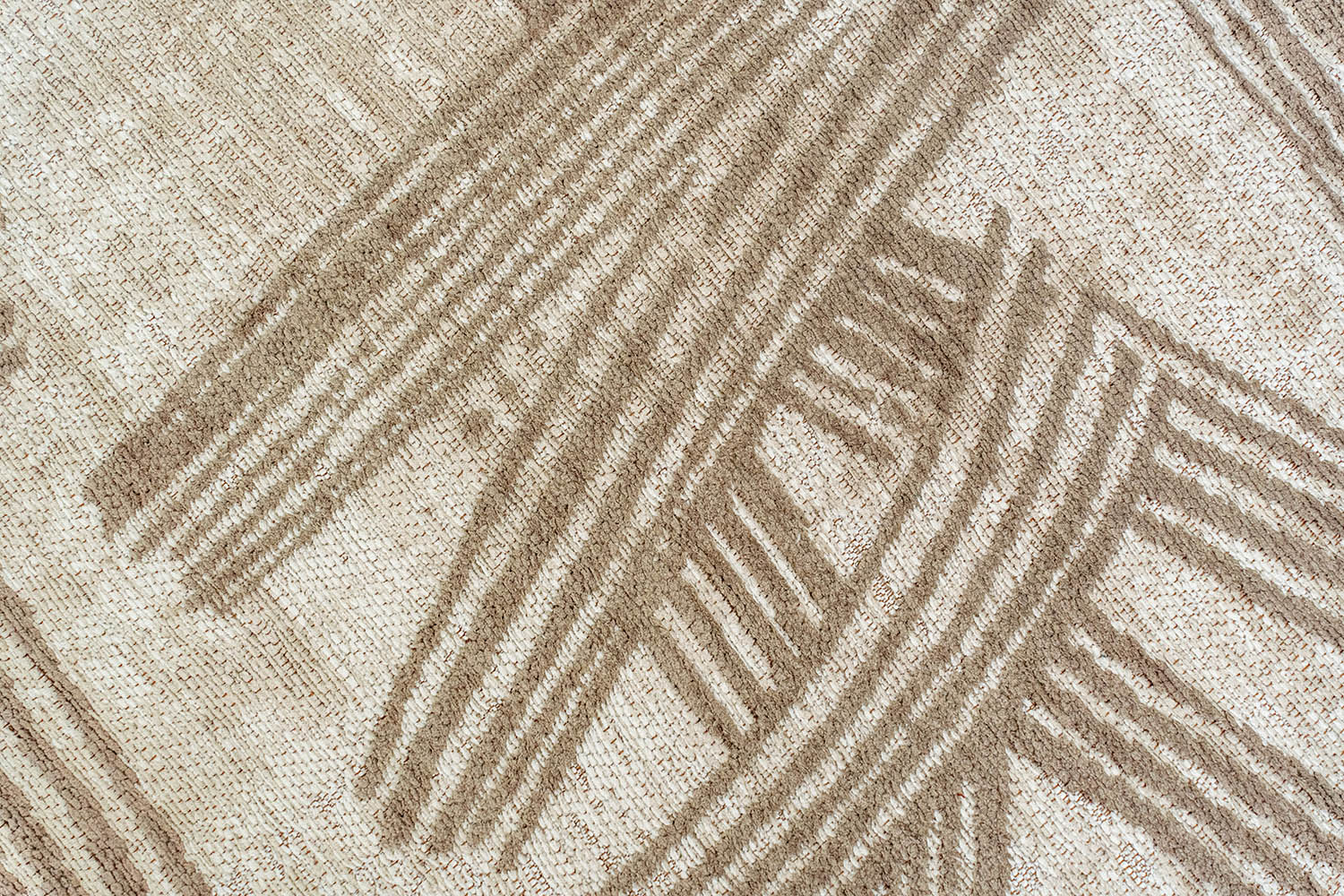 Teppich KANJI beige mit Creme