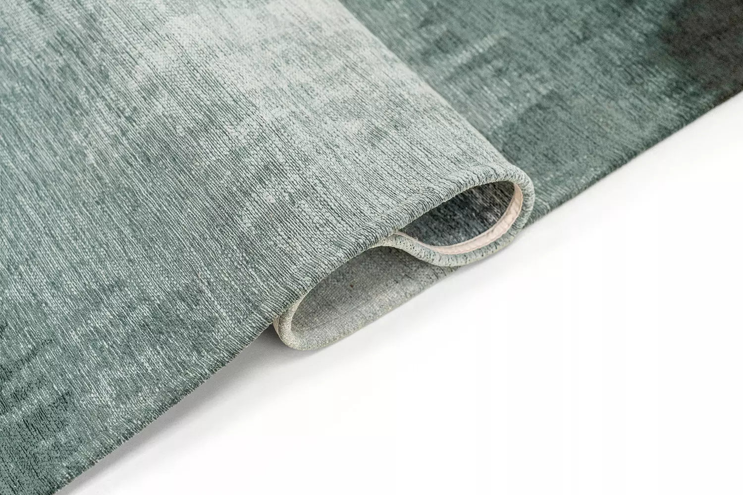 Teppich SENDAI blau mit Weiß