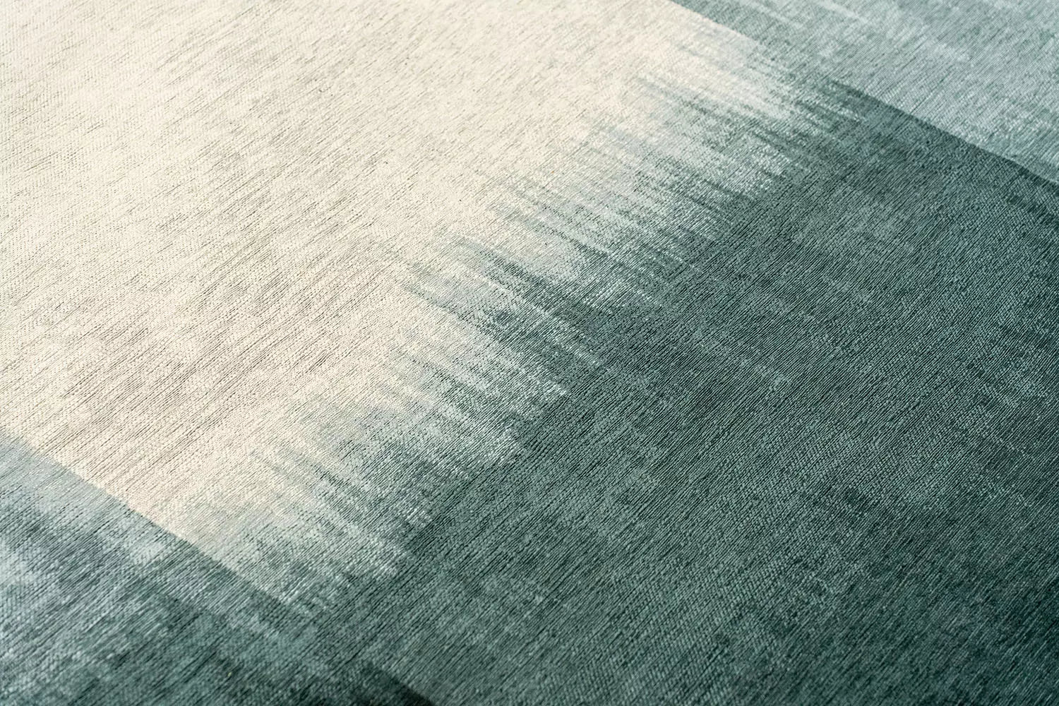 Teppich SENDAI blau mit Weiß