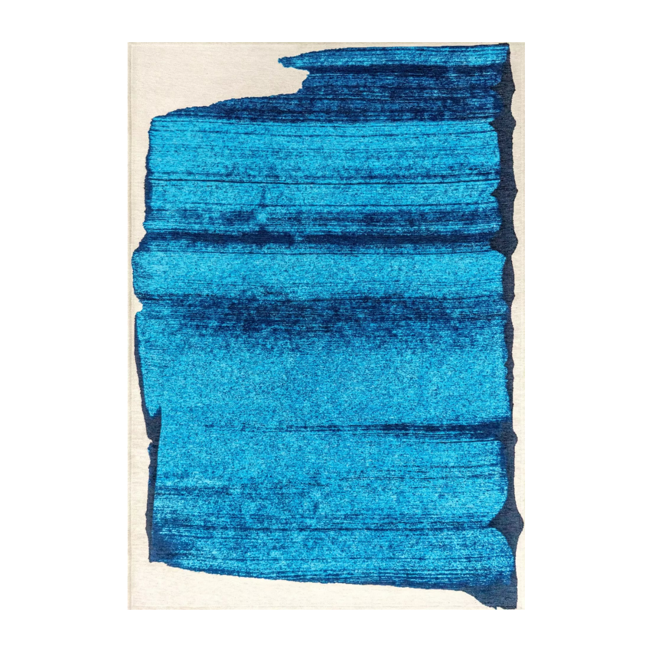 Dywan BRUSH niebieski z beżowy – Louis de Poortere