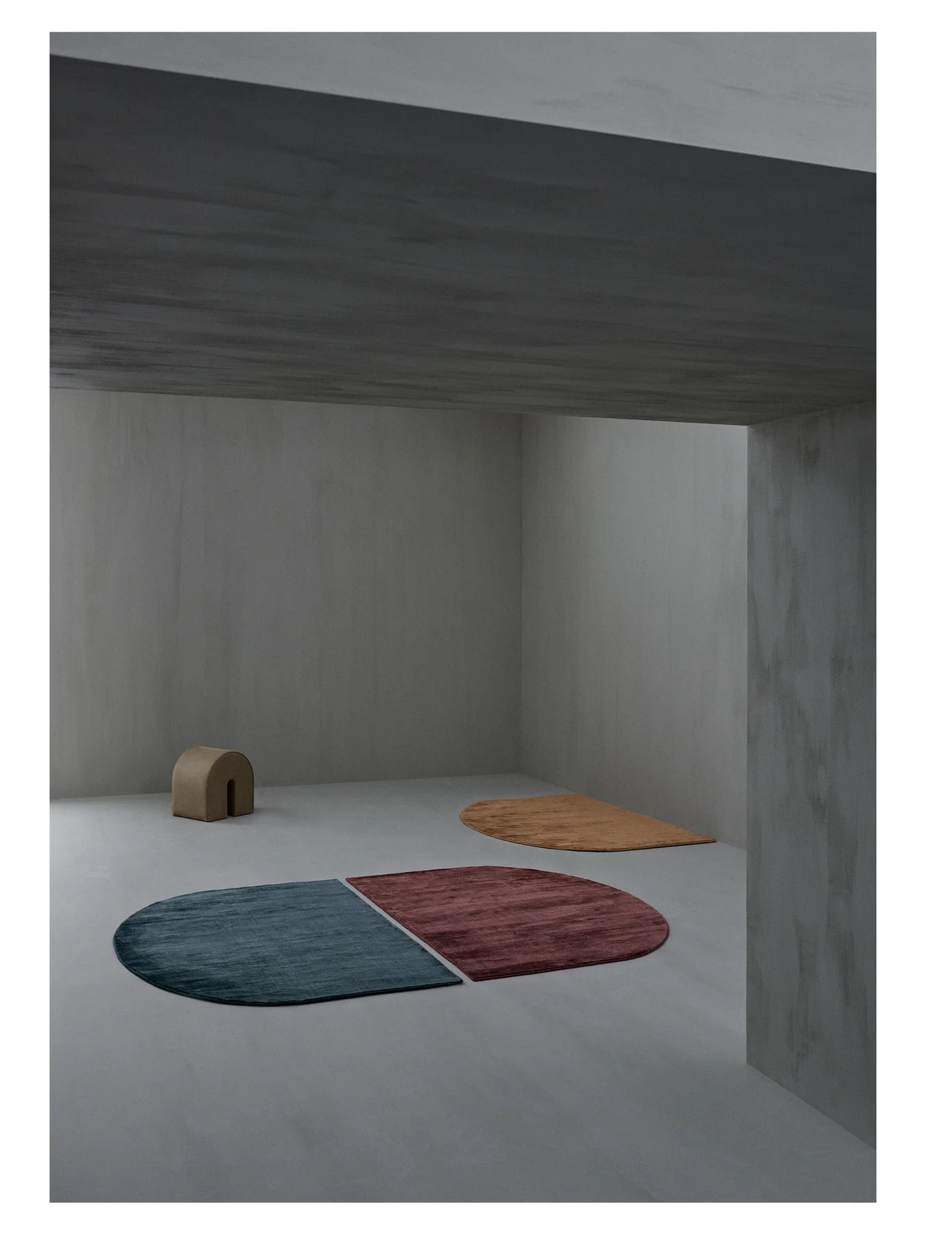 Teppich DUETTO granatblau