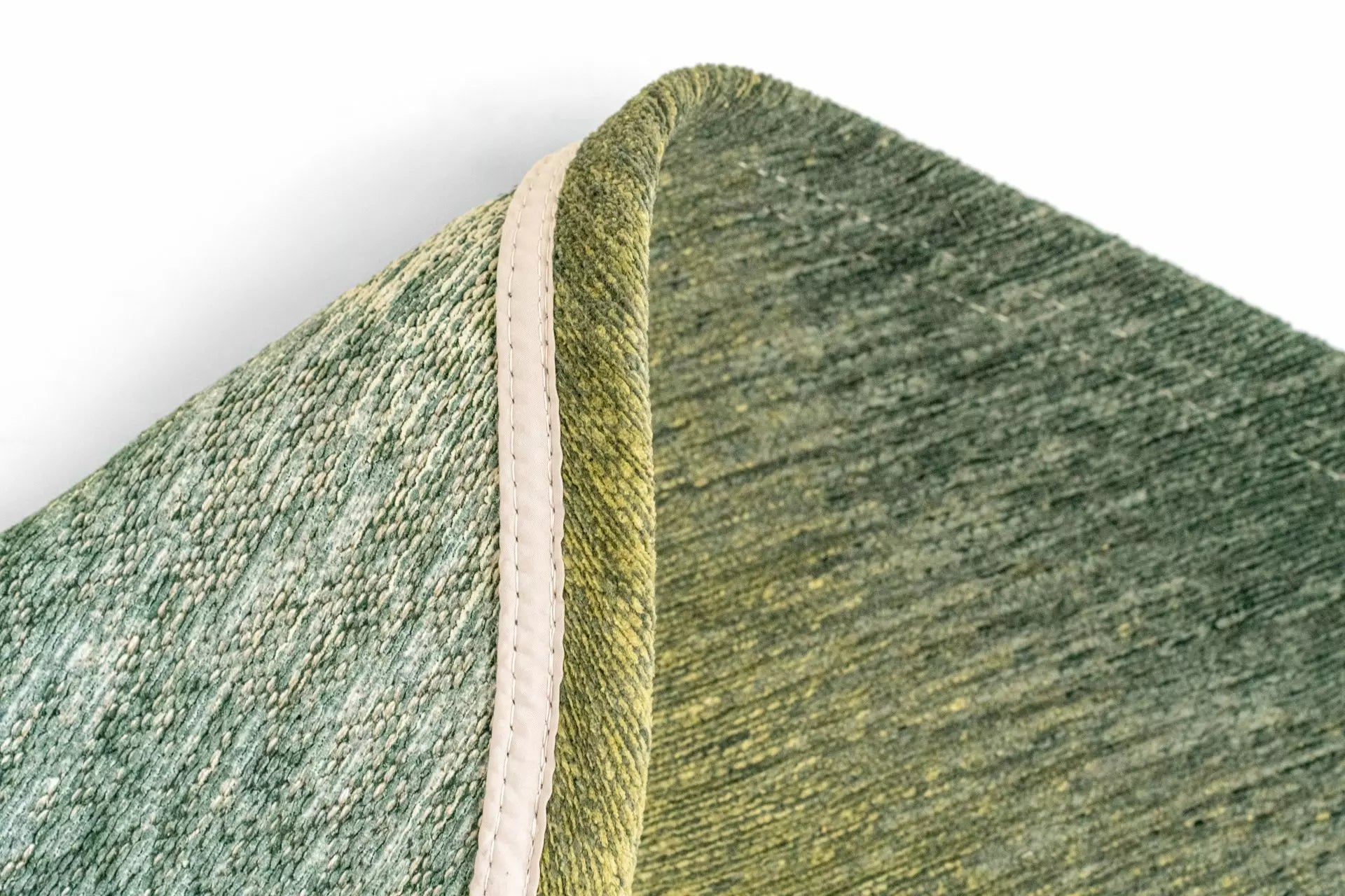 Dywan owalny AQUARELLE LEAF zielony z żółtym – Louis de Poortere