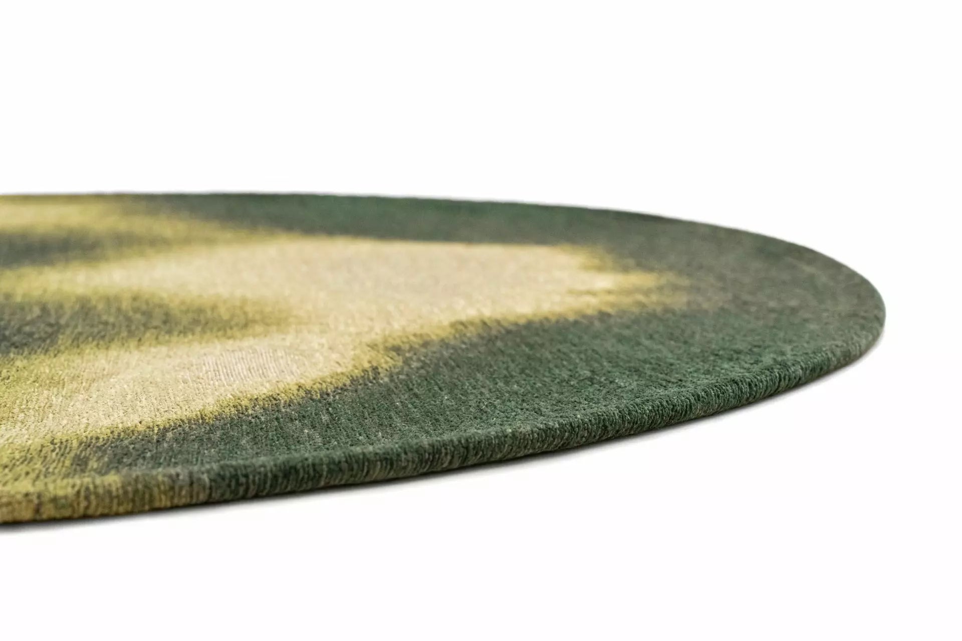 Dywan owalny AQUARELLE LEAF zielony z żółtym – Louis de Poortere
