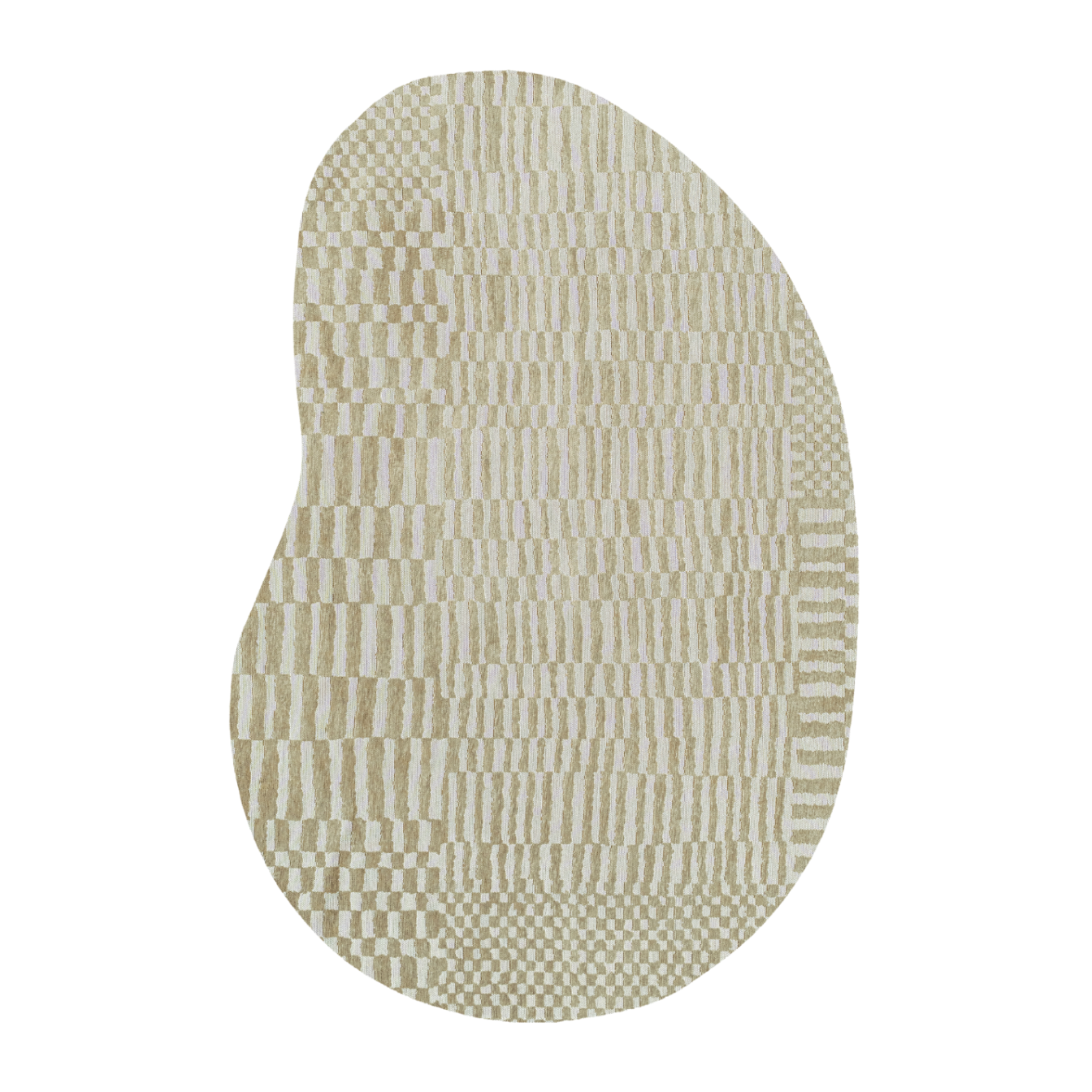 Ovaler Teppich BERBER ERG beige
