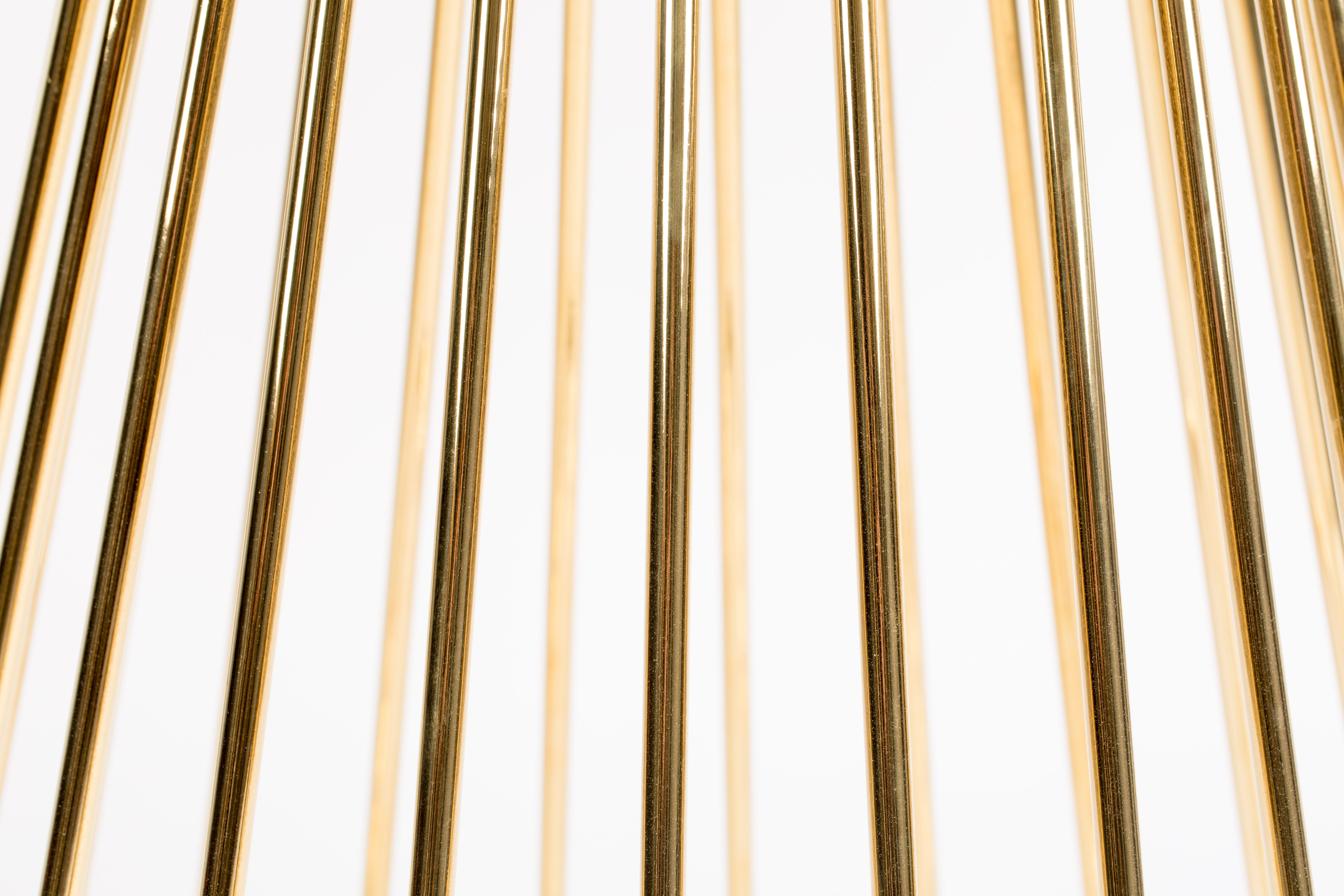 FLORIS round table black glass with a gold base