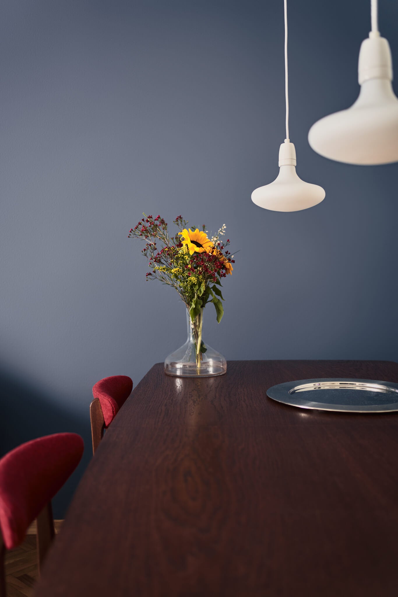 Ausziehbarer Tisch TAOZ in Nussbaum-Eiche