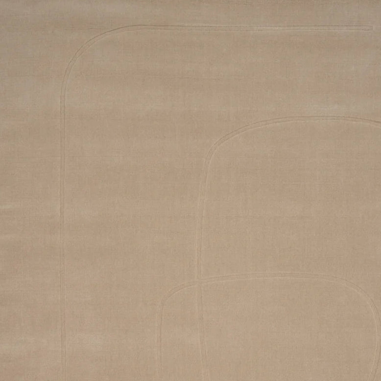 Cursive Expanse beige rug