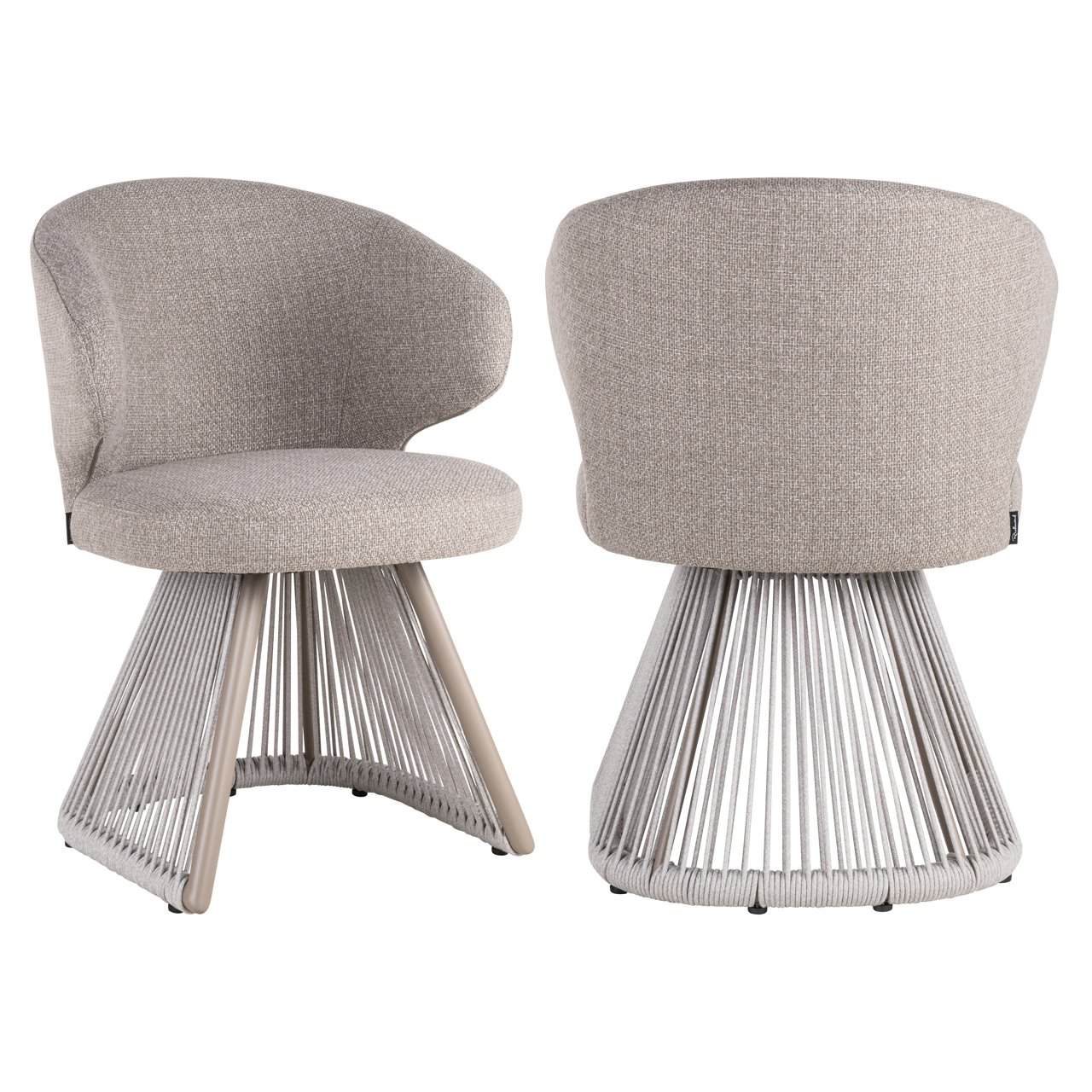 NUBA Outdoor Chair in Gray Beige