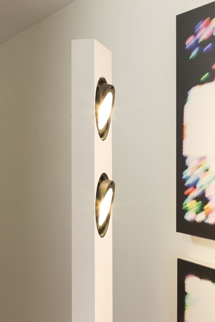 Lampa ścienna regulowana BRICK biały