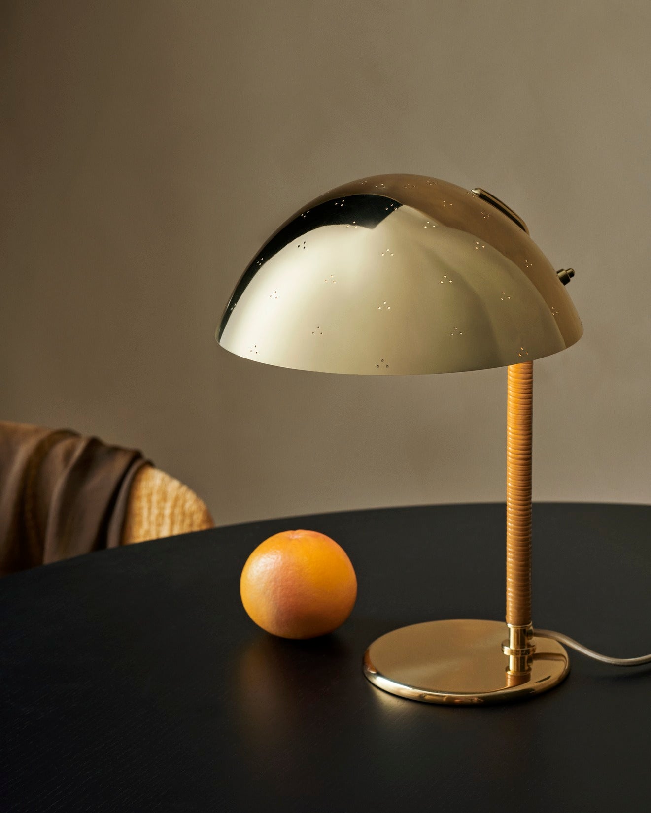 Tischlampe 9209 poliertes Messing