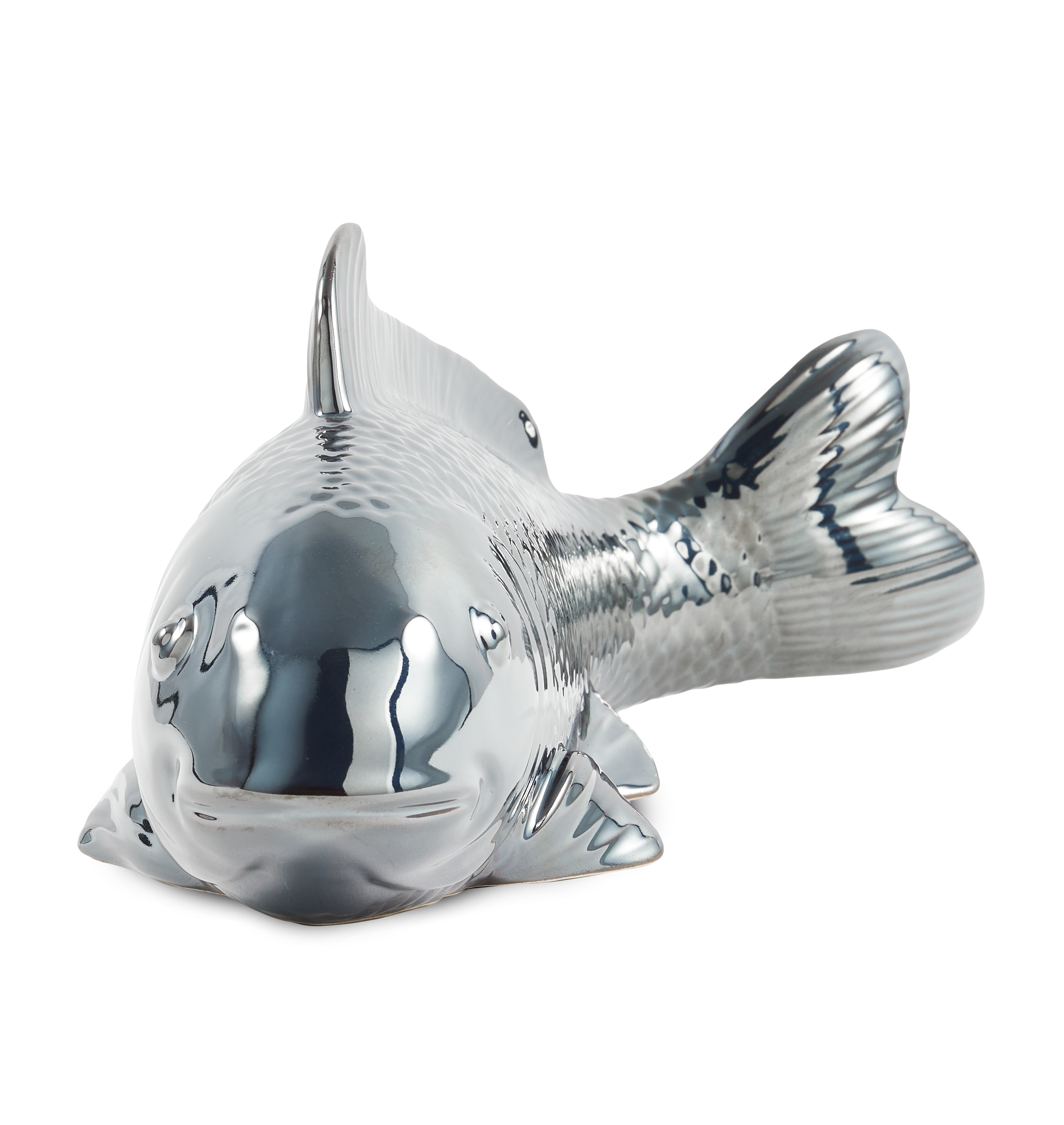 Fish Moneybox Skarbonka Metallic