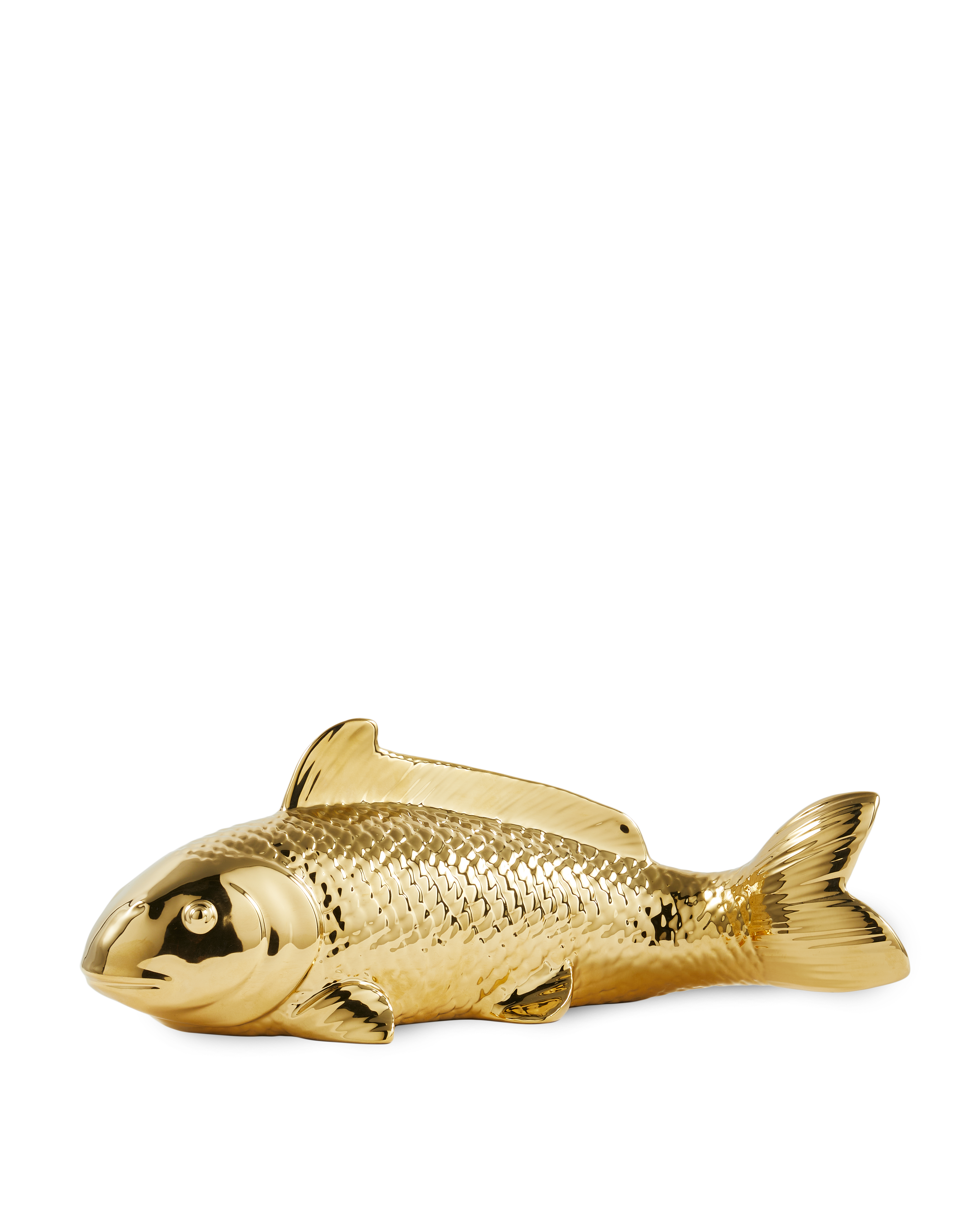 Skarbonka FISCH SPARDOSE gold