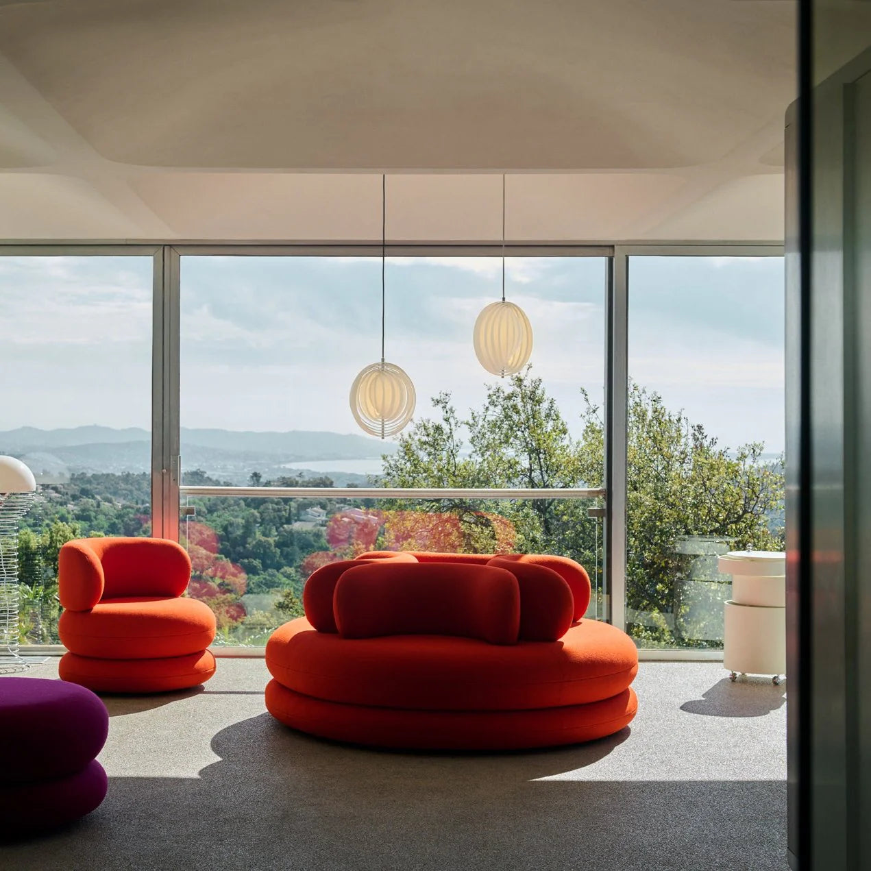 Mond weiße Hanglampe