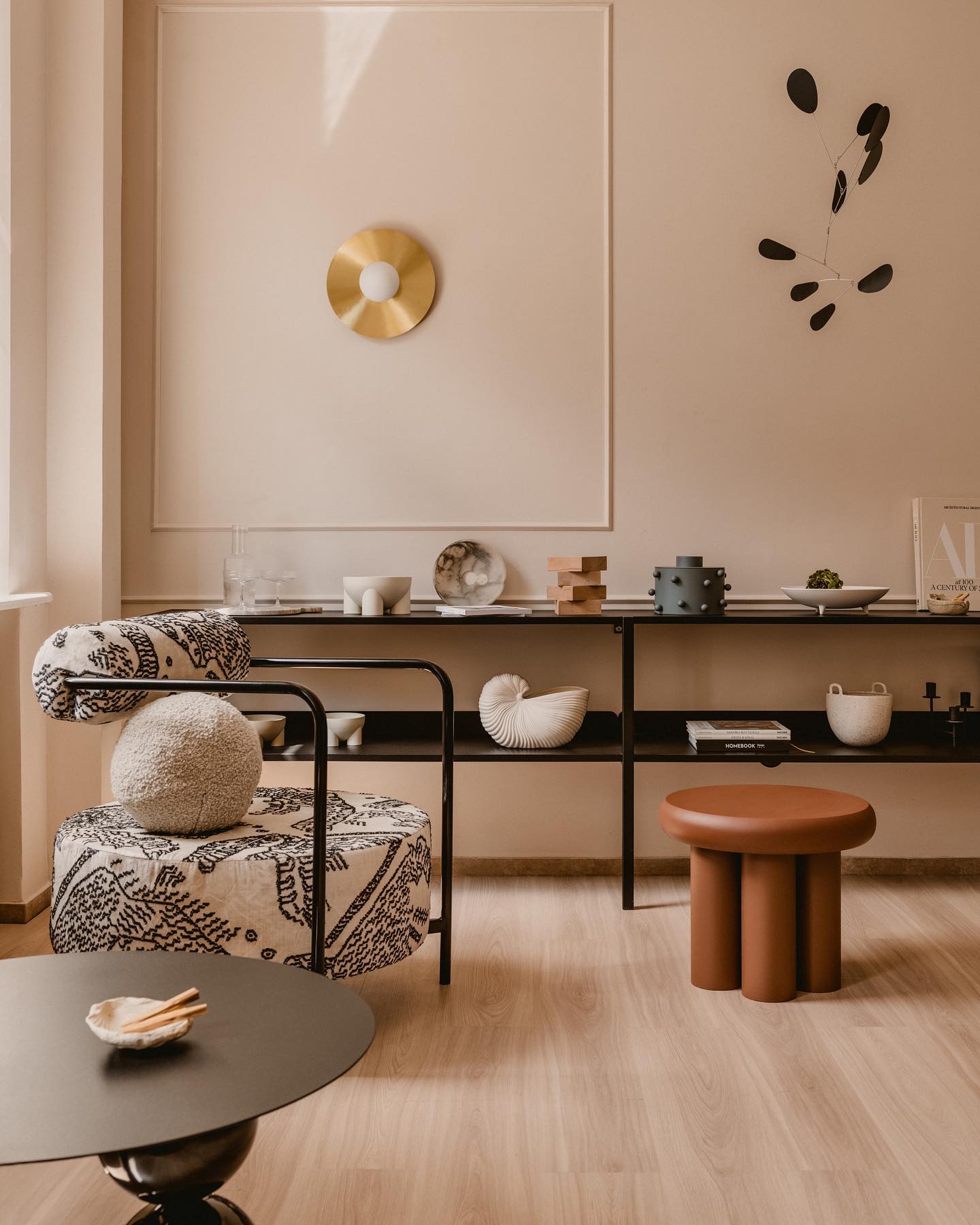 Saffron gepolsterter Sessel