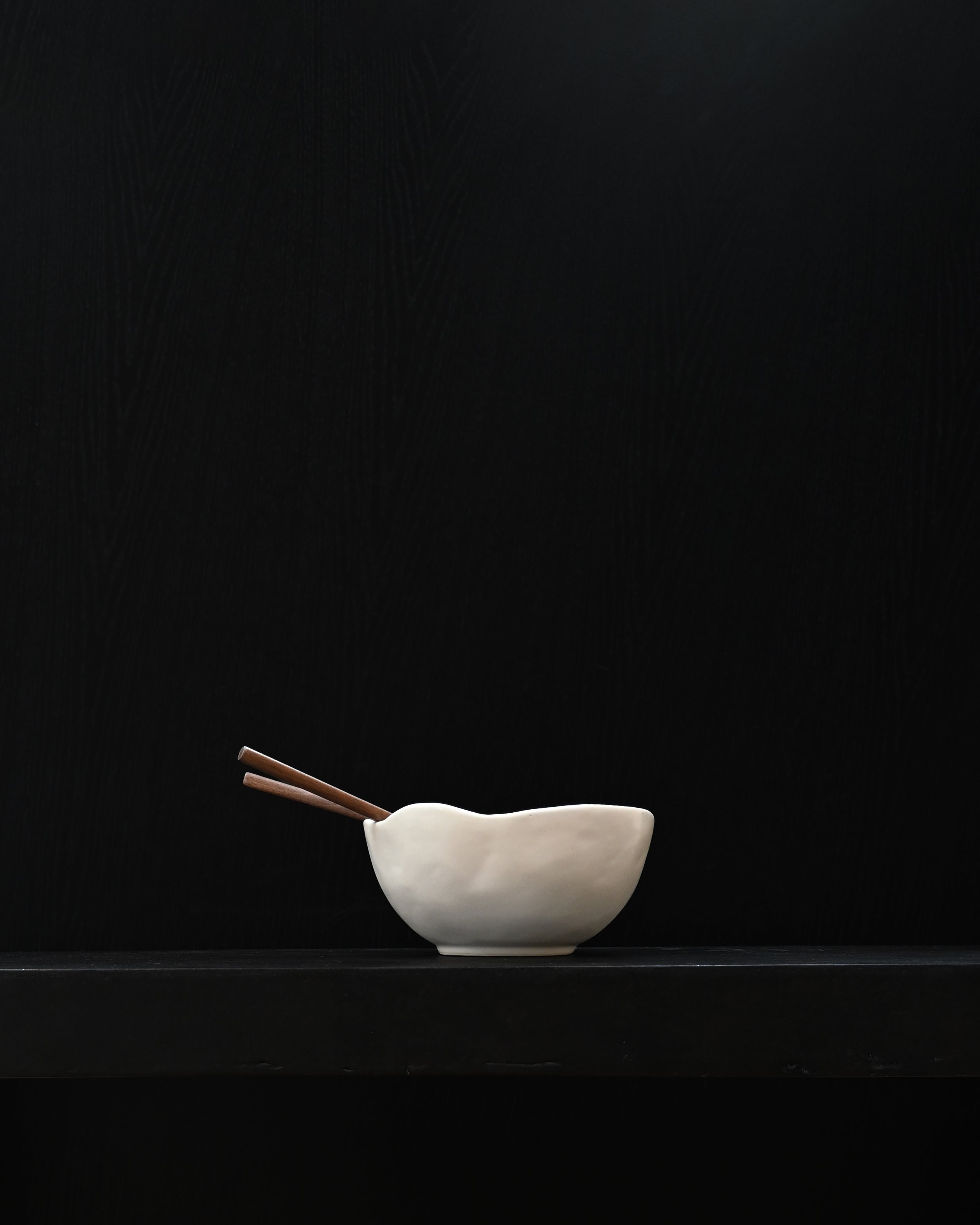 NATIVE Set of Bowls White Stoneware