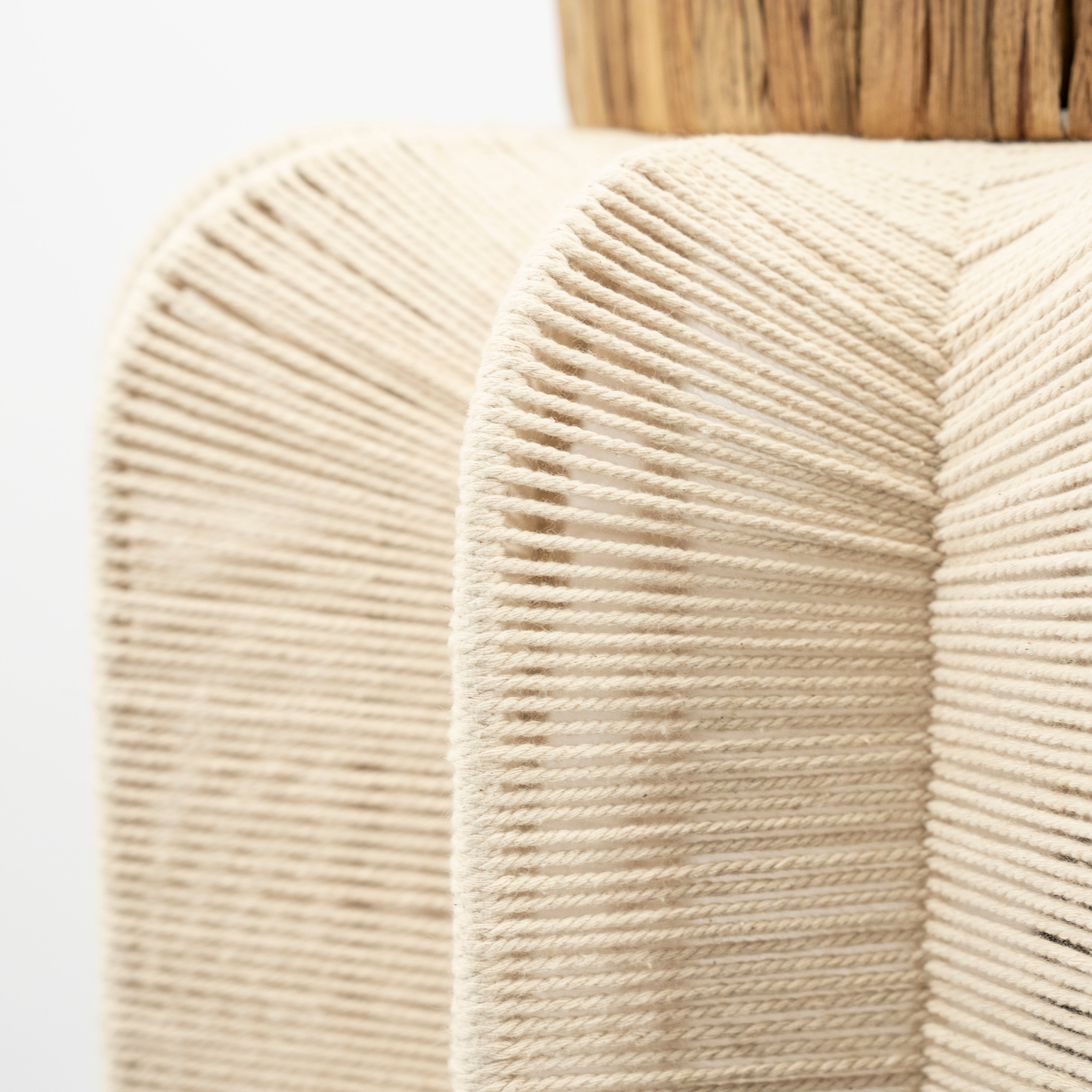 Pendant lamp REB cotton with sea grass