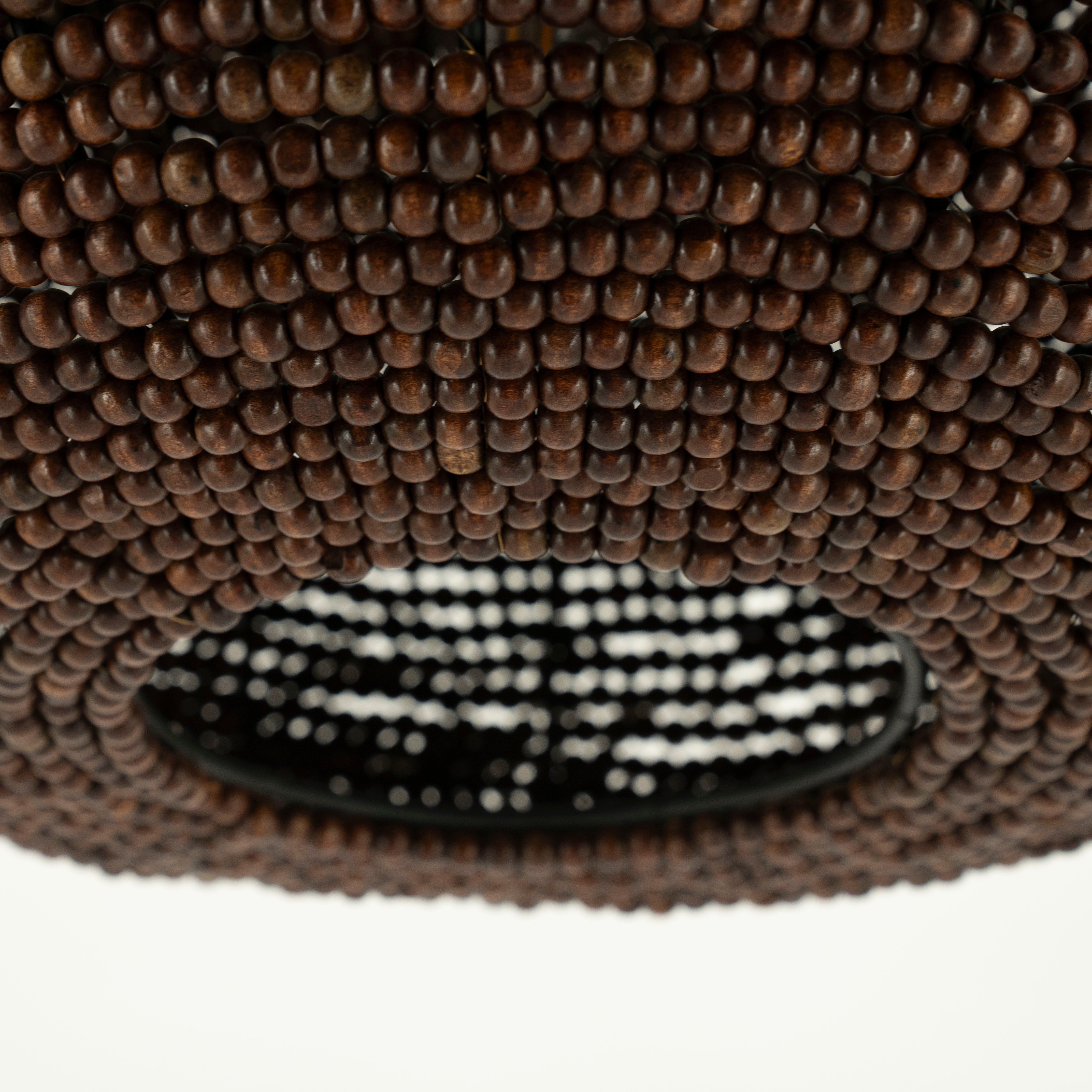 SHANGA pendant lamp dark wood