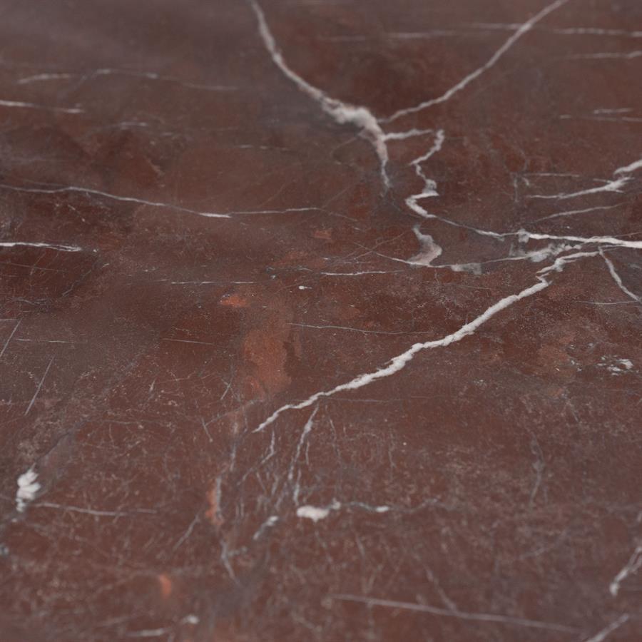 Couchtisch DICE bordeaux Marmor