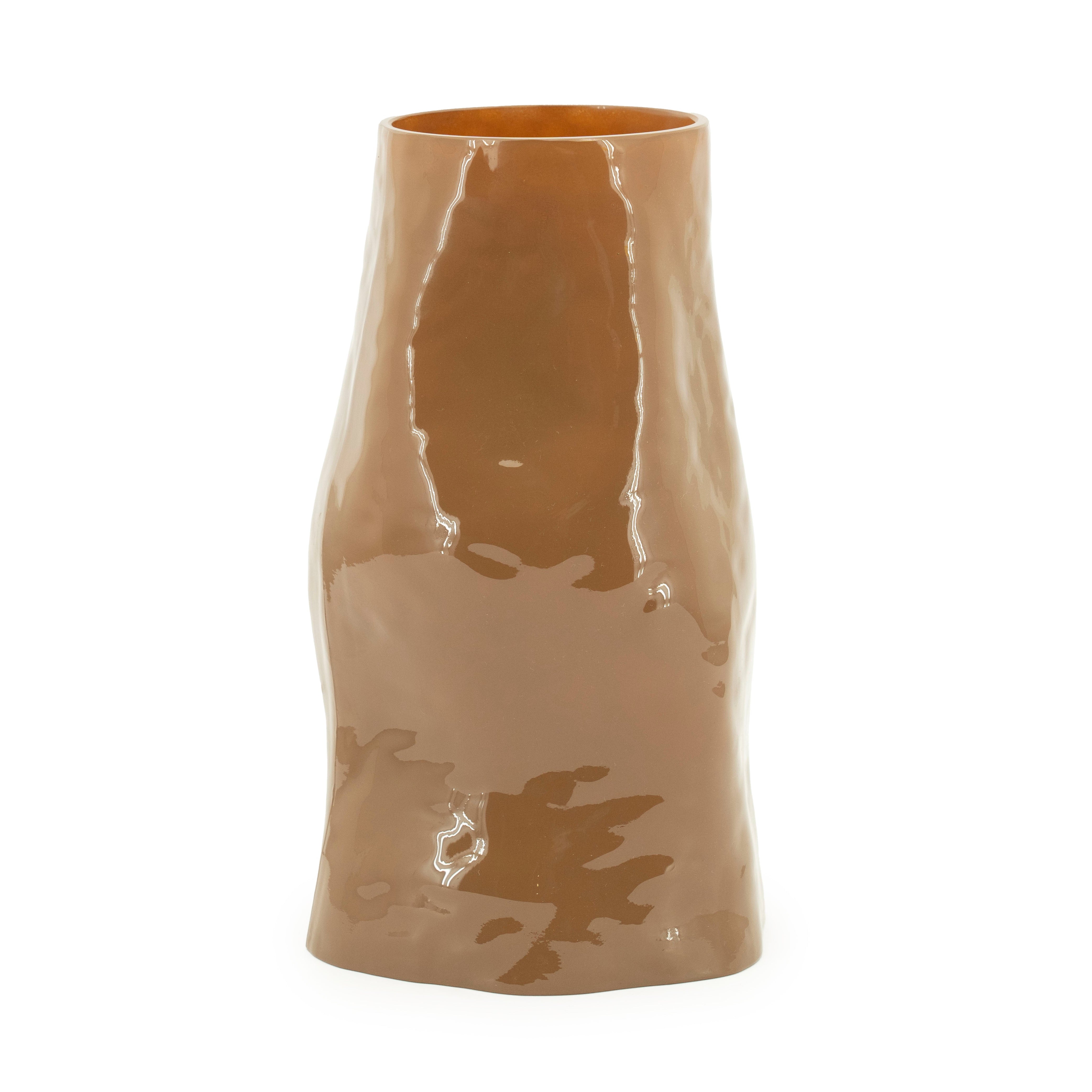 Glasvase BOYNA braun