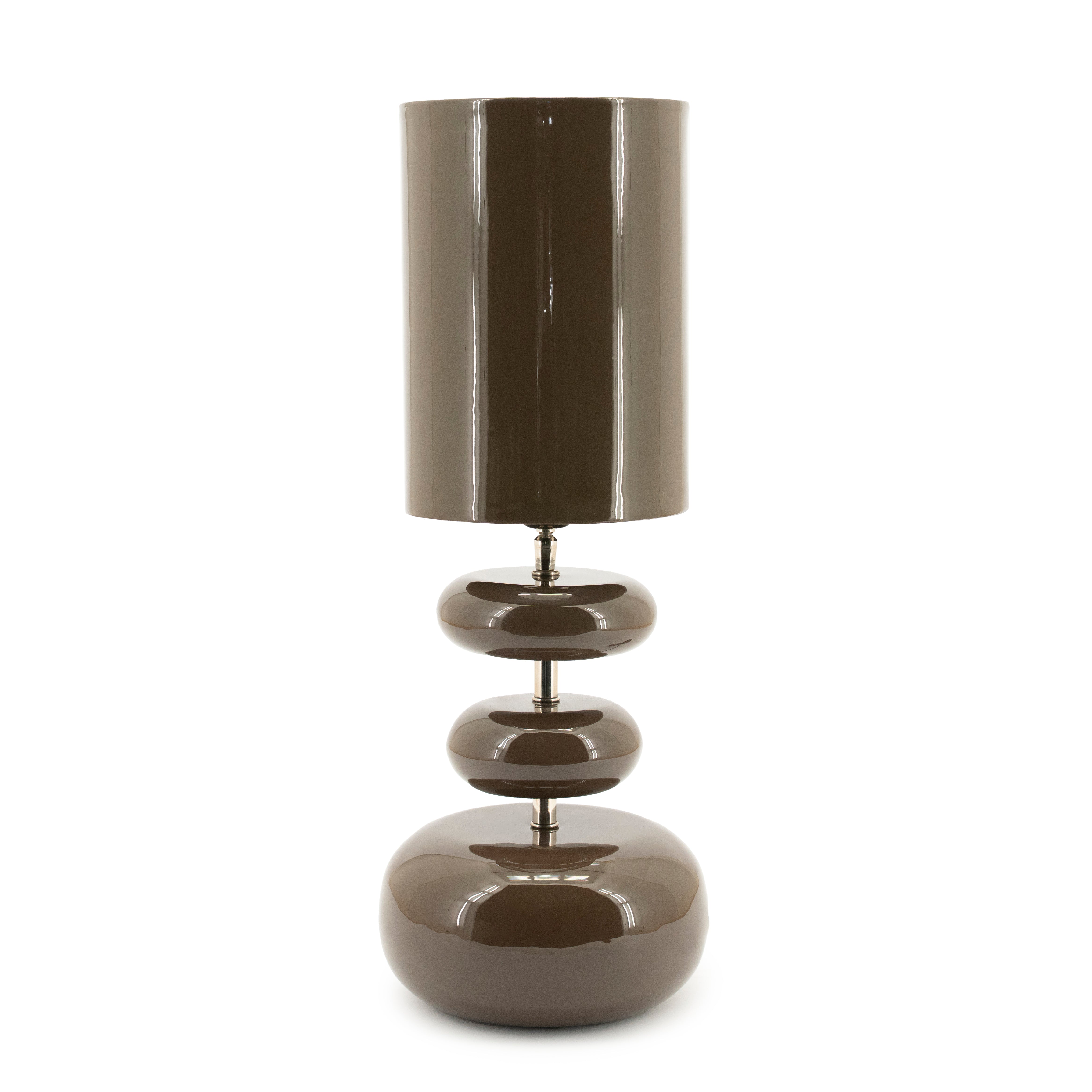 Tischlampe ORBS braun