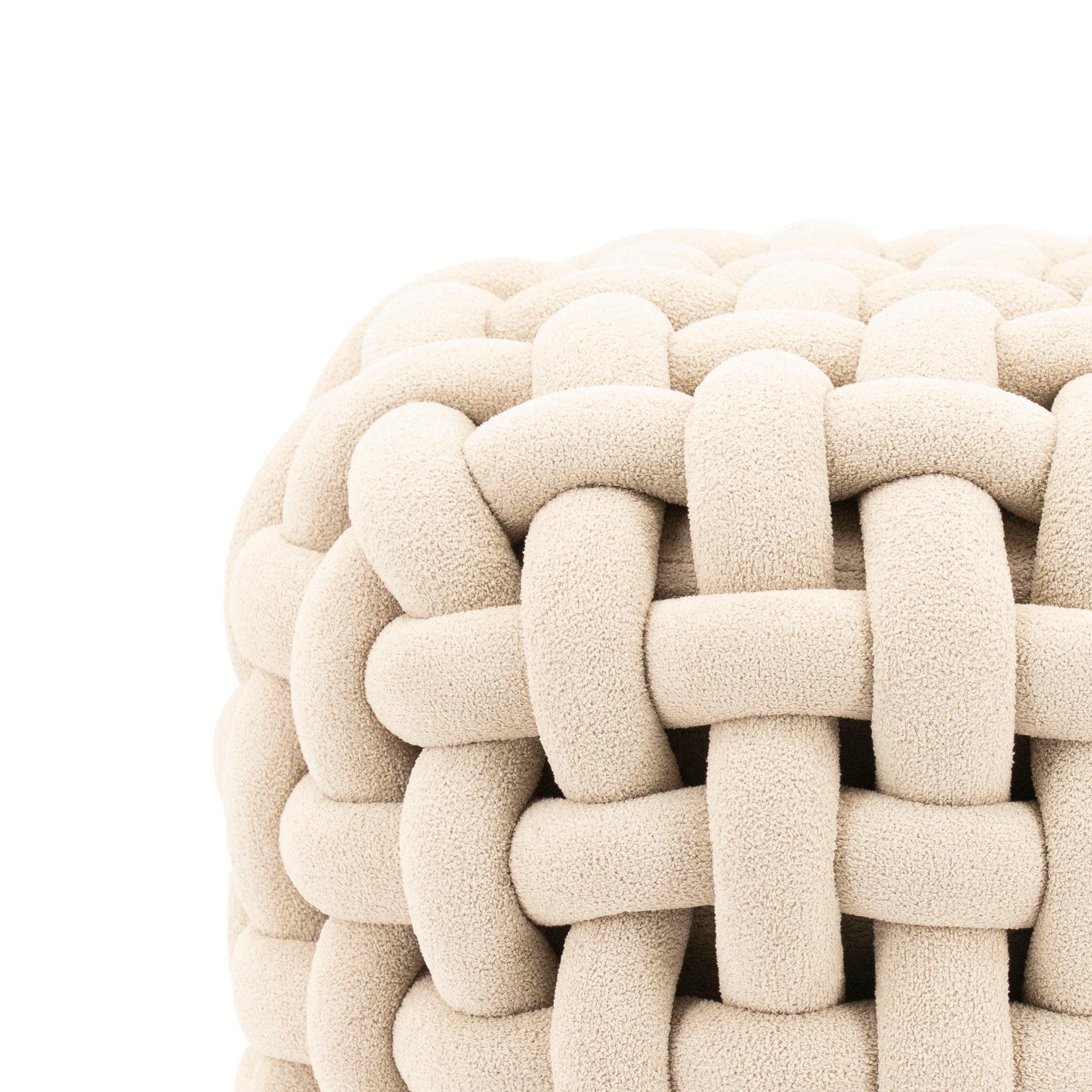 POOFIE Cream Pouf