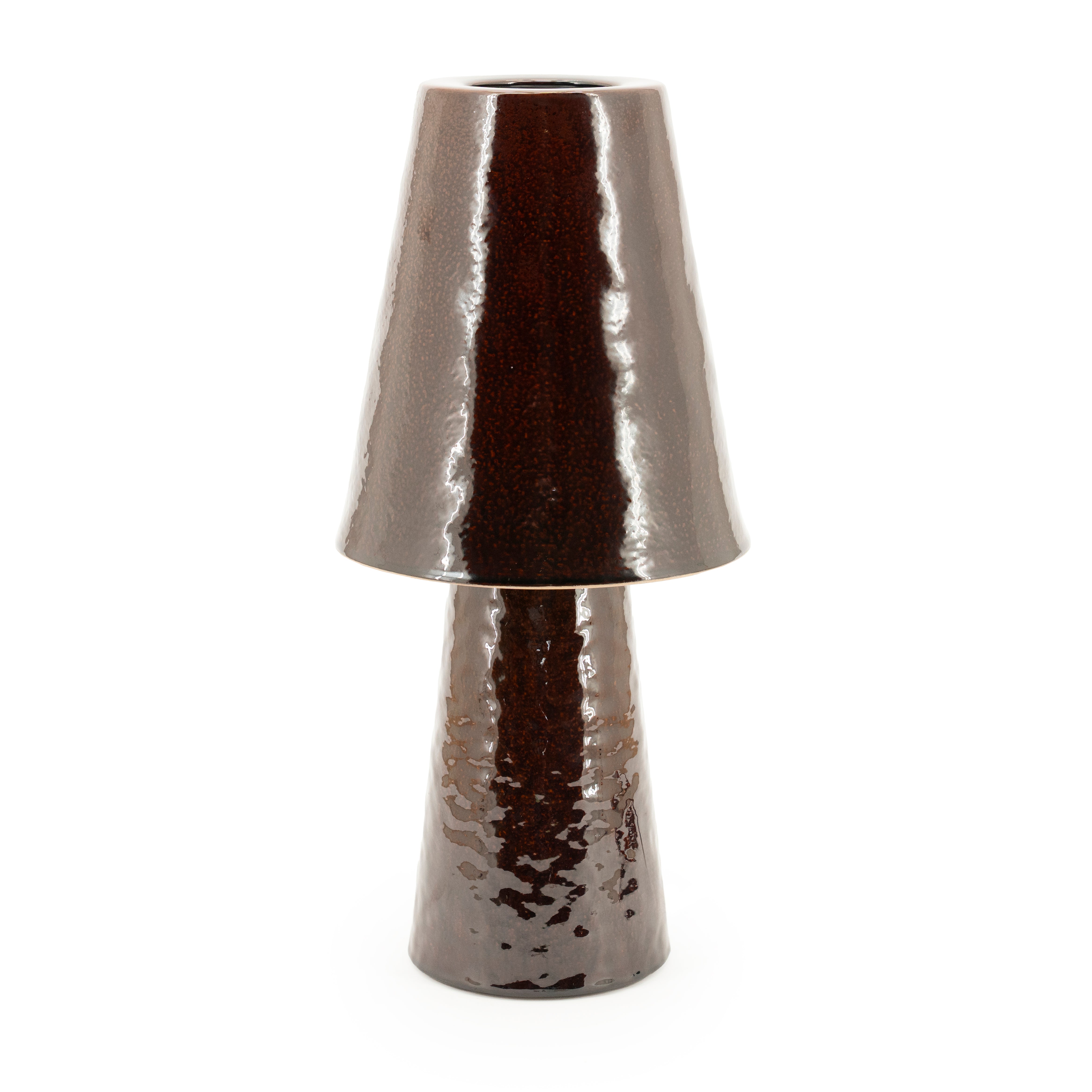 Tischlampe CLAYTON braun