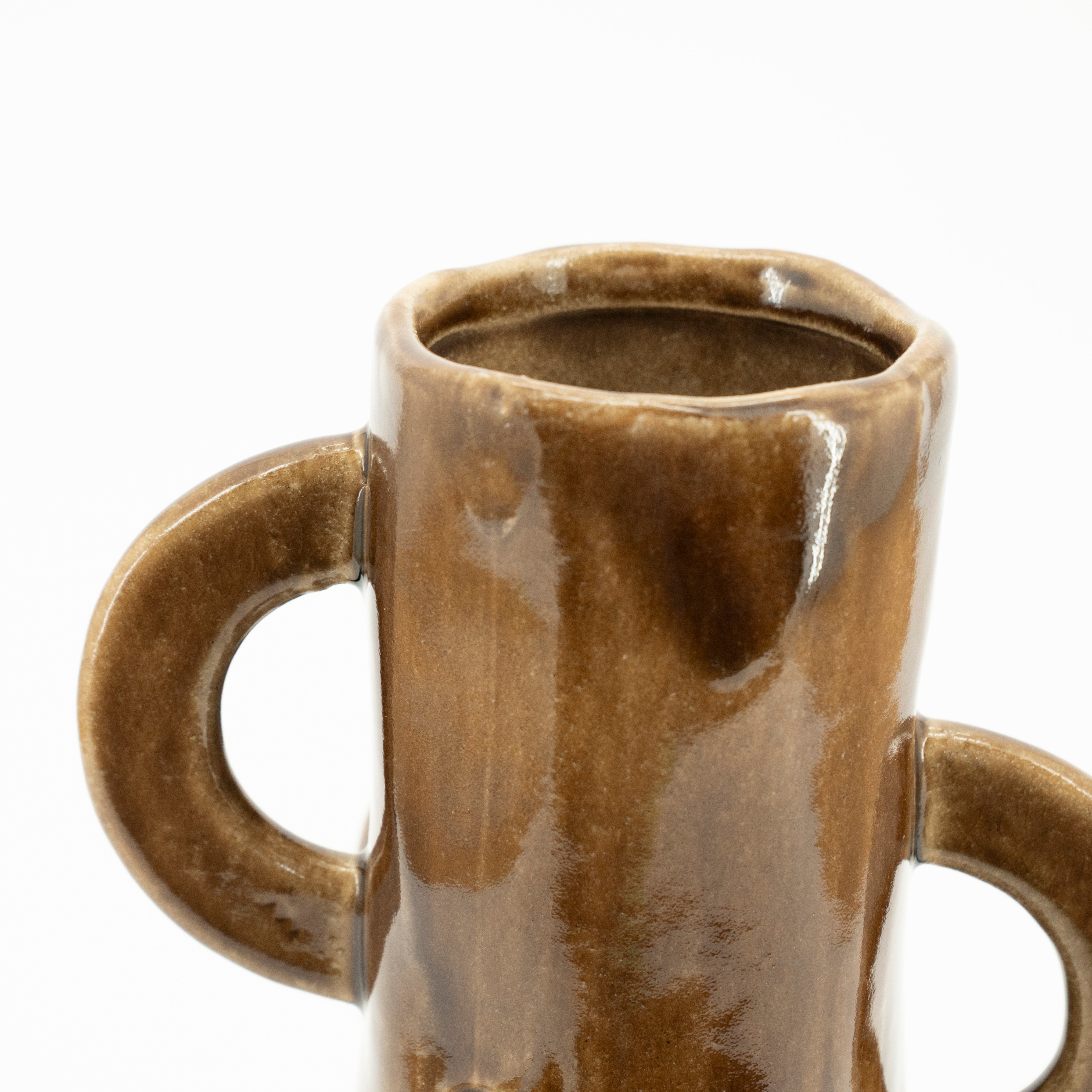 Vase ZAZA braun Steinzeug