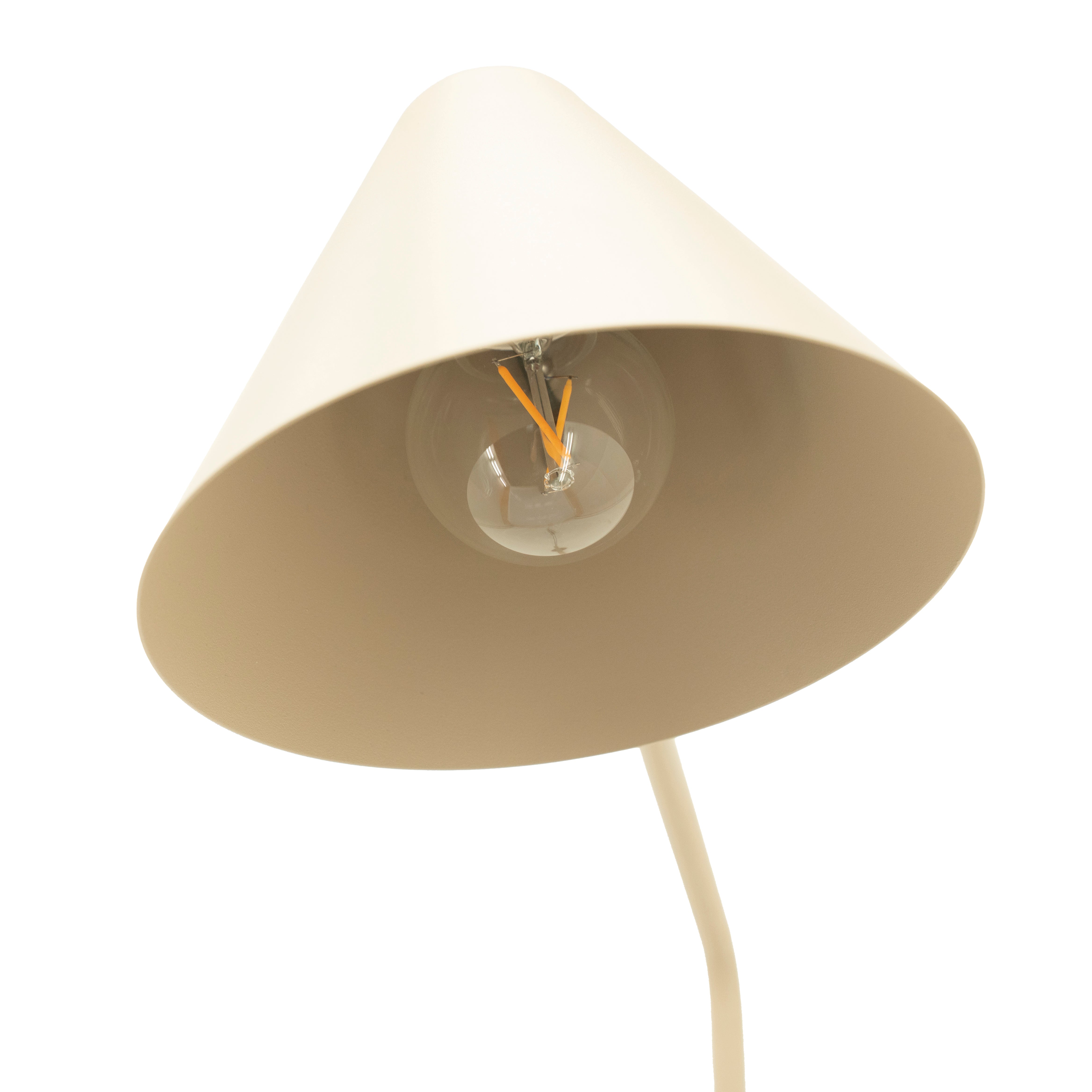 CAPA cream wall lamp with arm