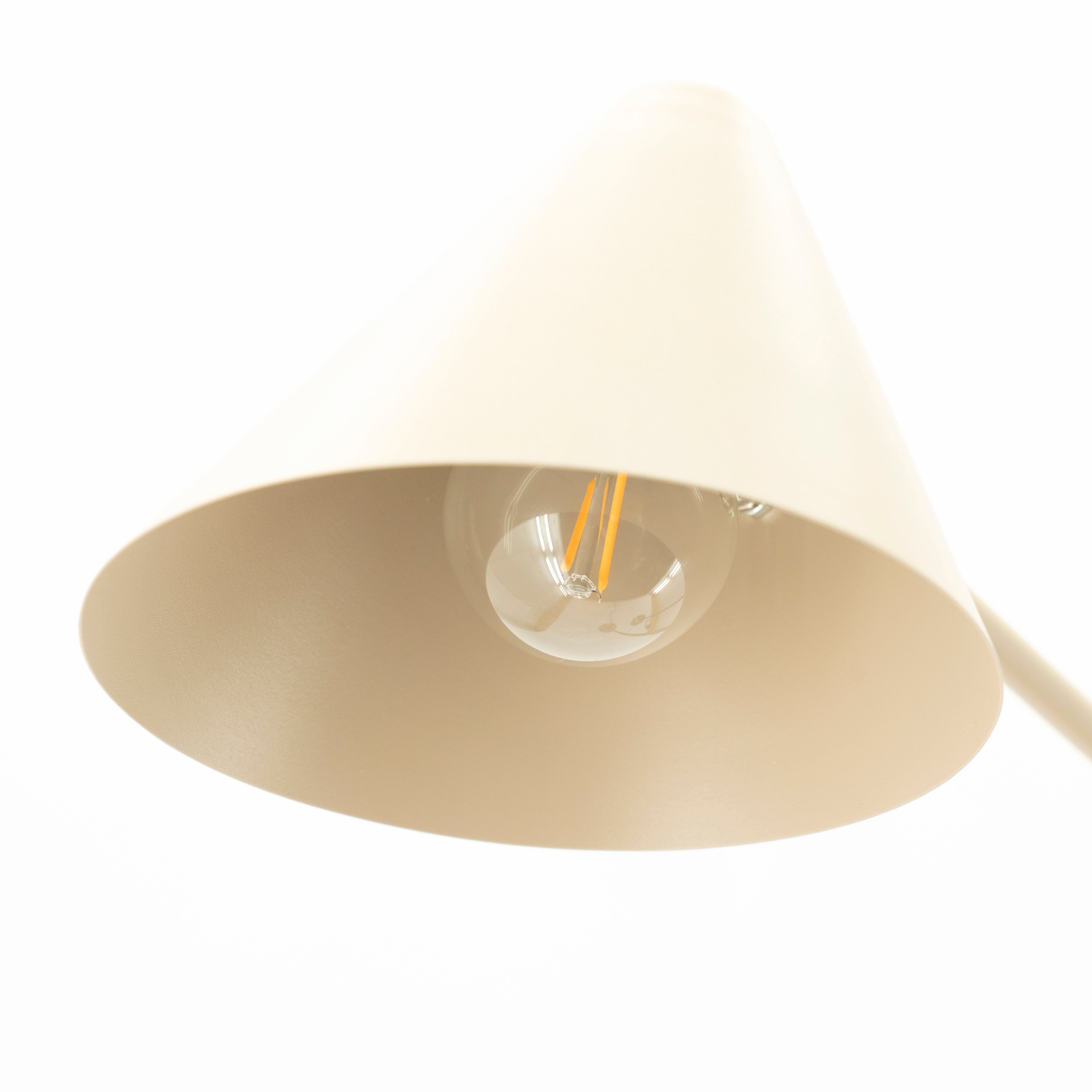 Stehlampe CAPA cremefarben