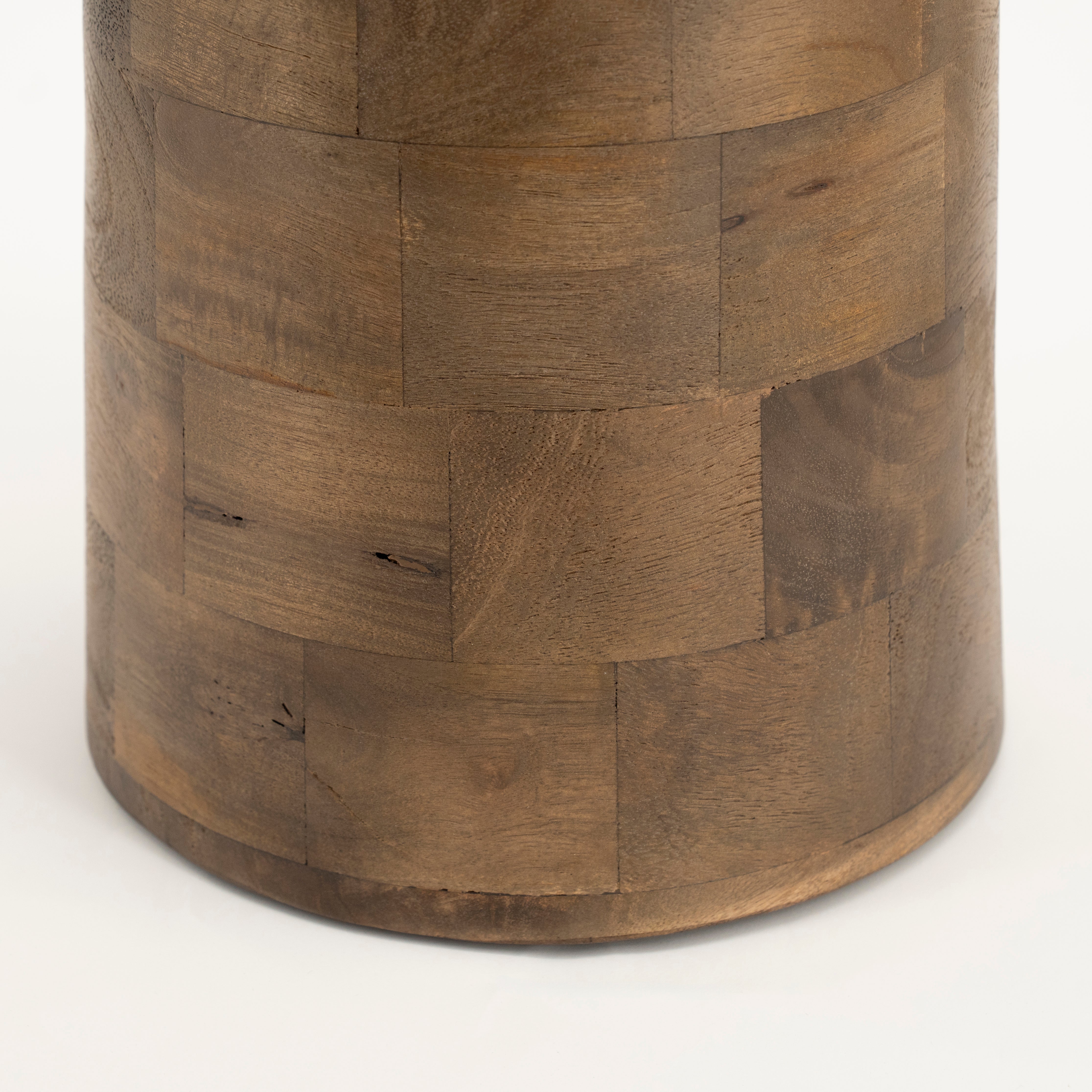 Beistelltisch WOOMBLE dunkles Mangoholz