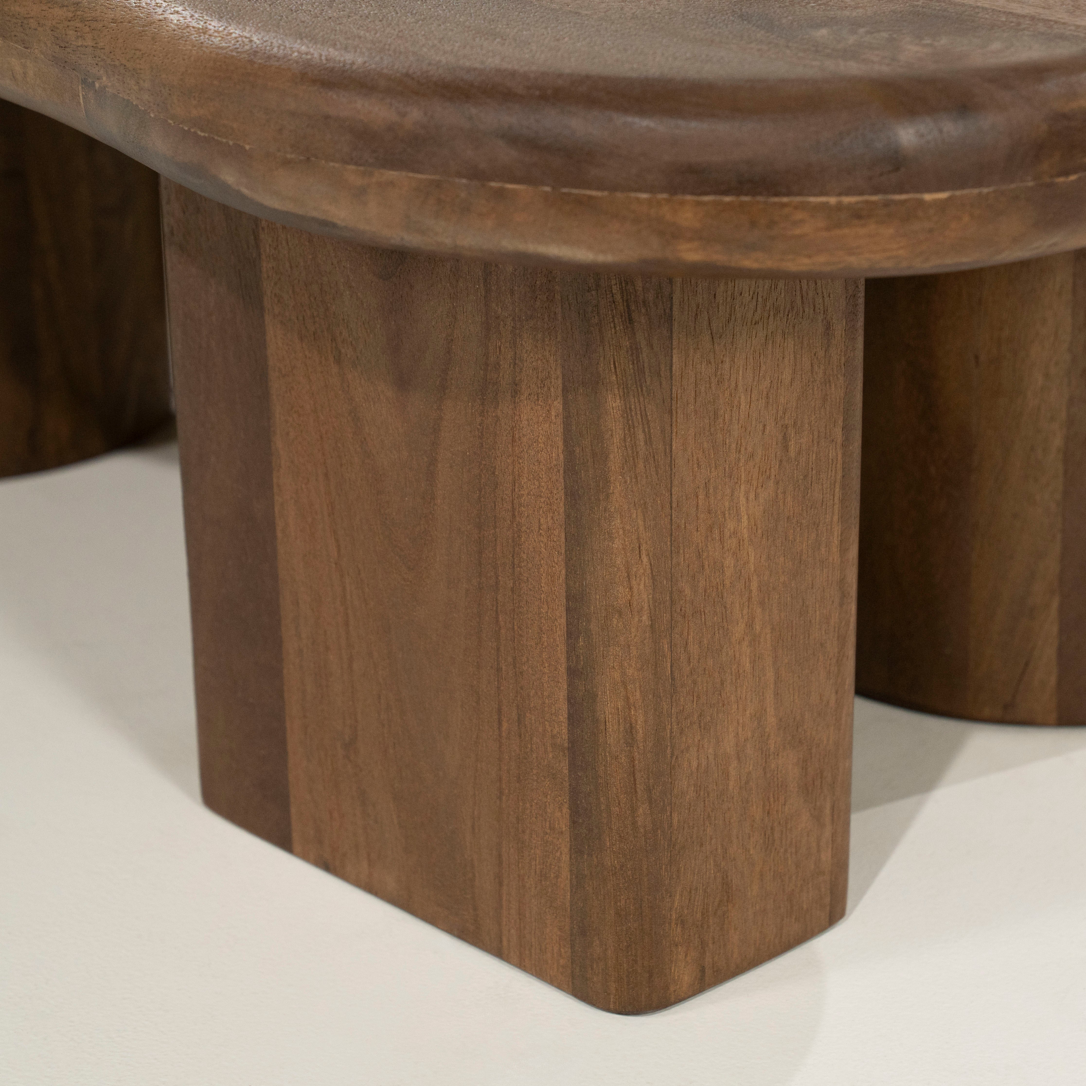 Couchtisch YUO dunkles Mangoholz